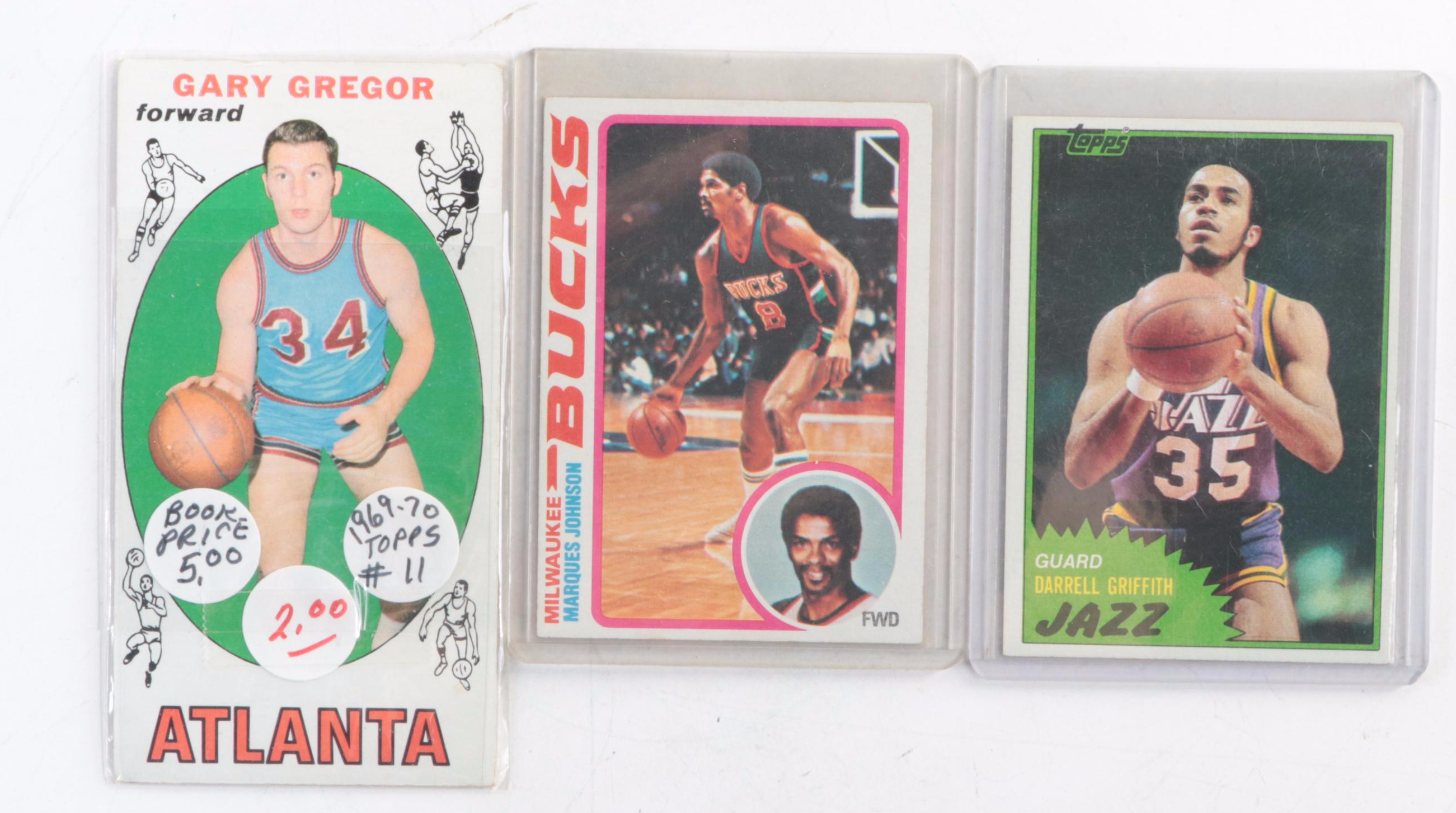 Topps, More Basketball Cards with Frazier, Cunningham, Rookies, 1970s–2000s