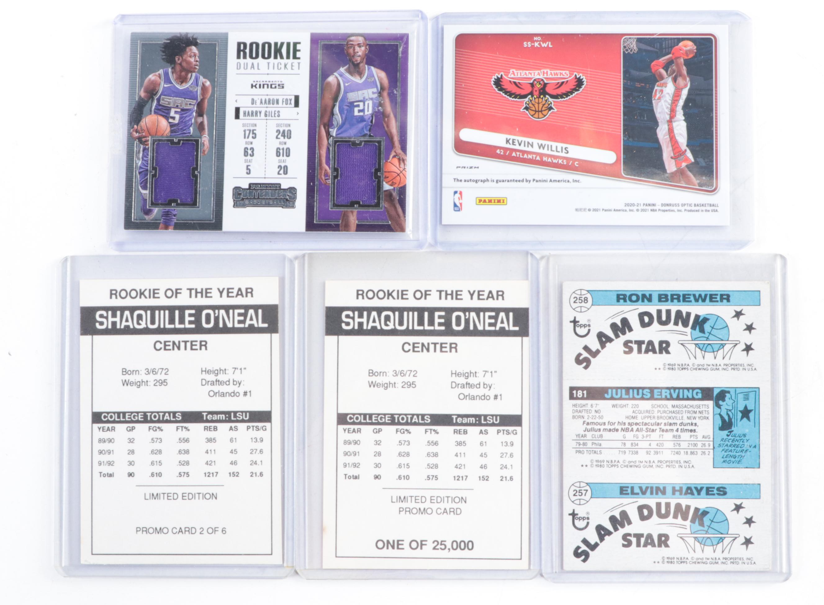 Panini, More Basketball Cards with Shaq Rookies, Signatures, Relics, 1980s–2020s