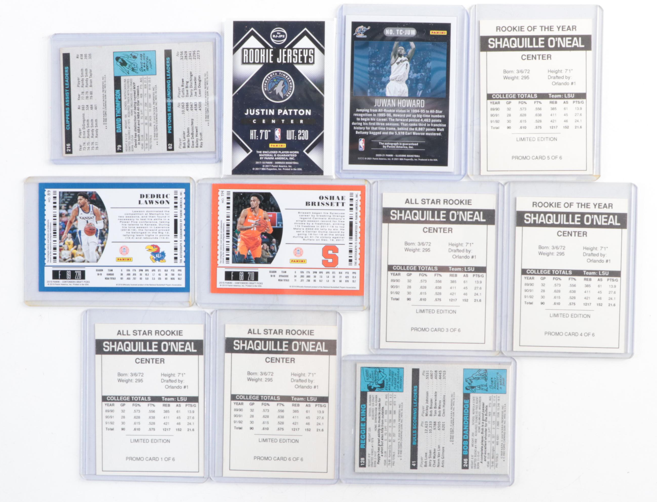 Panini, More Basketball Cards with Shaq Rookies, Signatures, Relics, 1980s–2020s