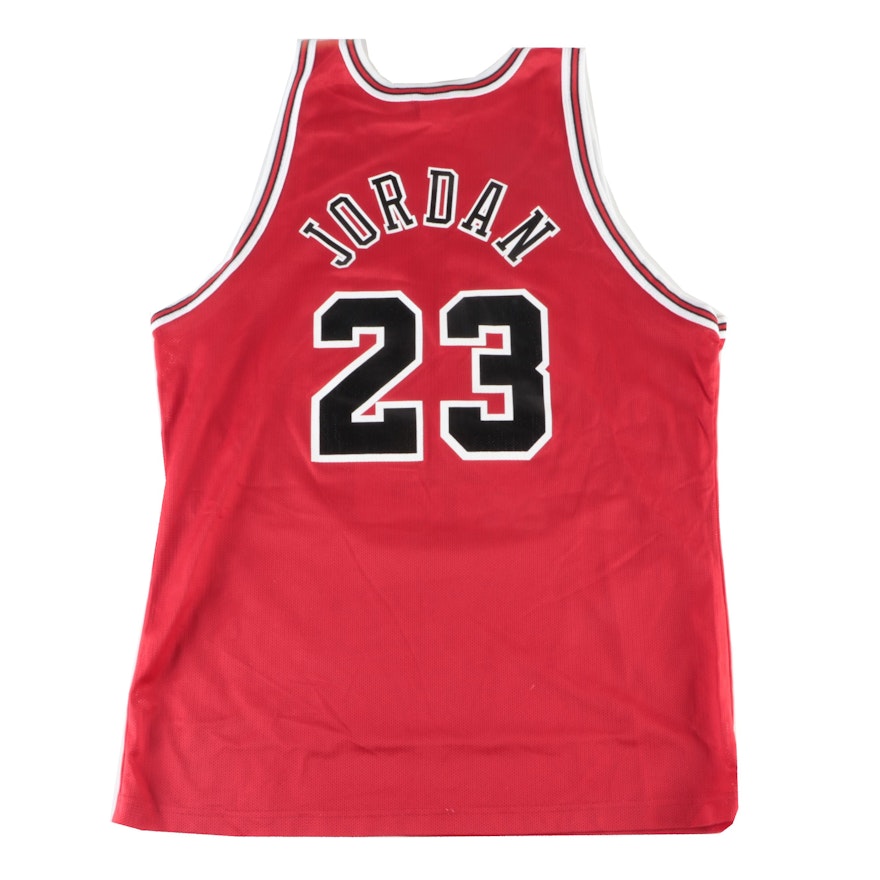 Michael Jordan Champion NBA Chicago Bulls Basketball Jersey, 1990s