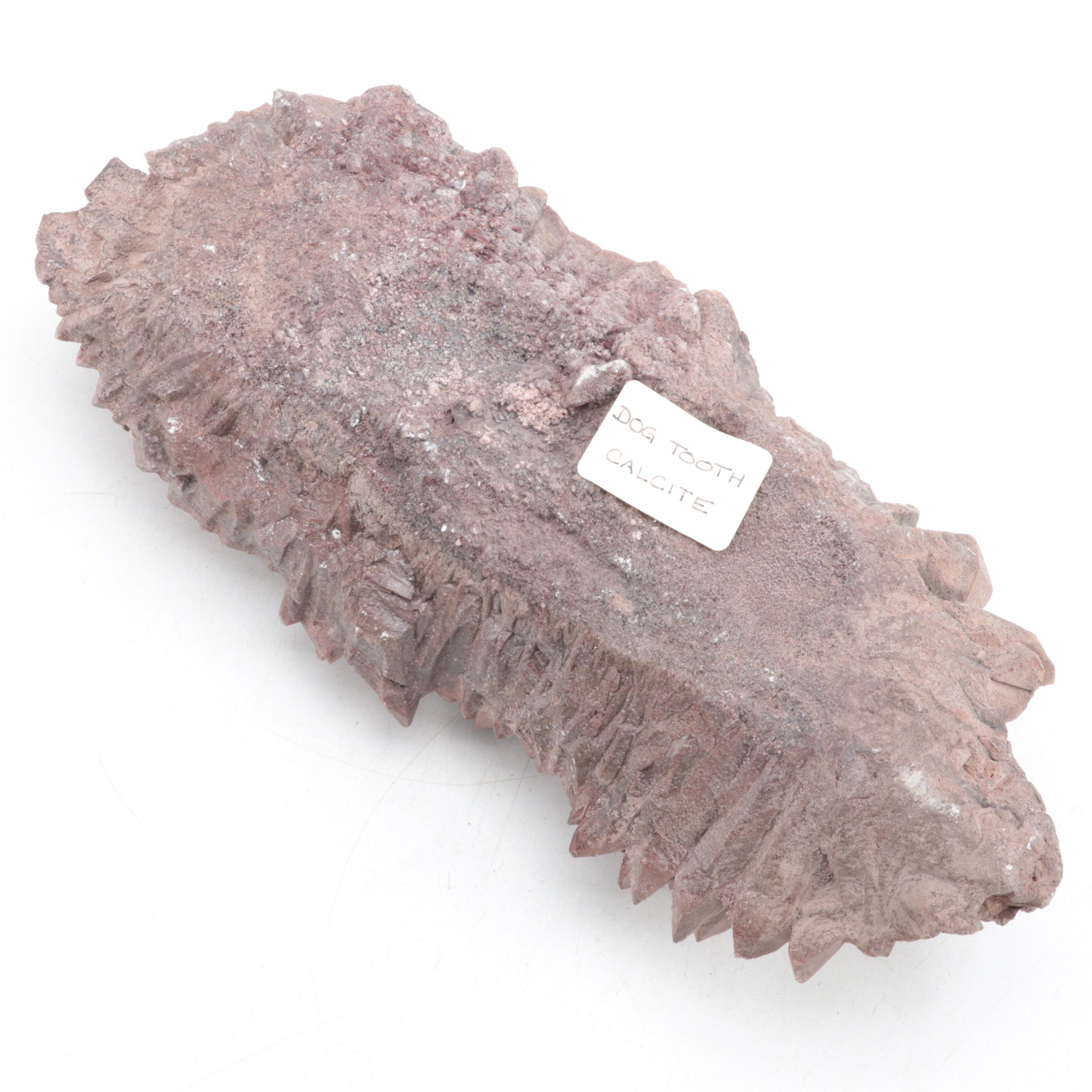 Dogtooth Calcite Mineral Specimen