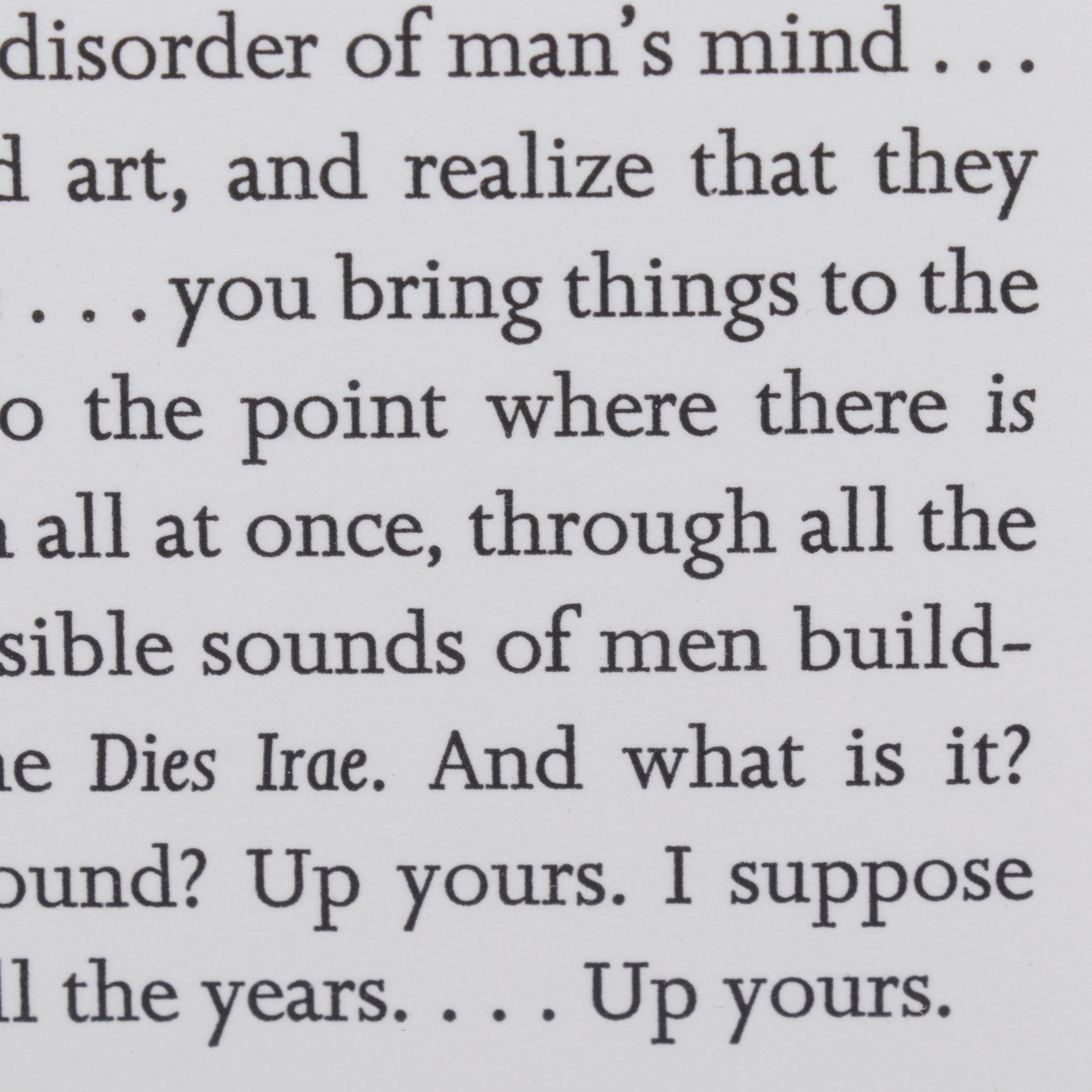 Sidney Chafetz Woodcut "Edward Albee," 1992