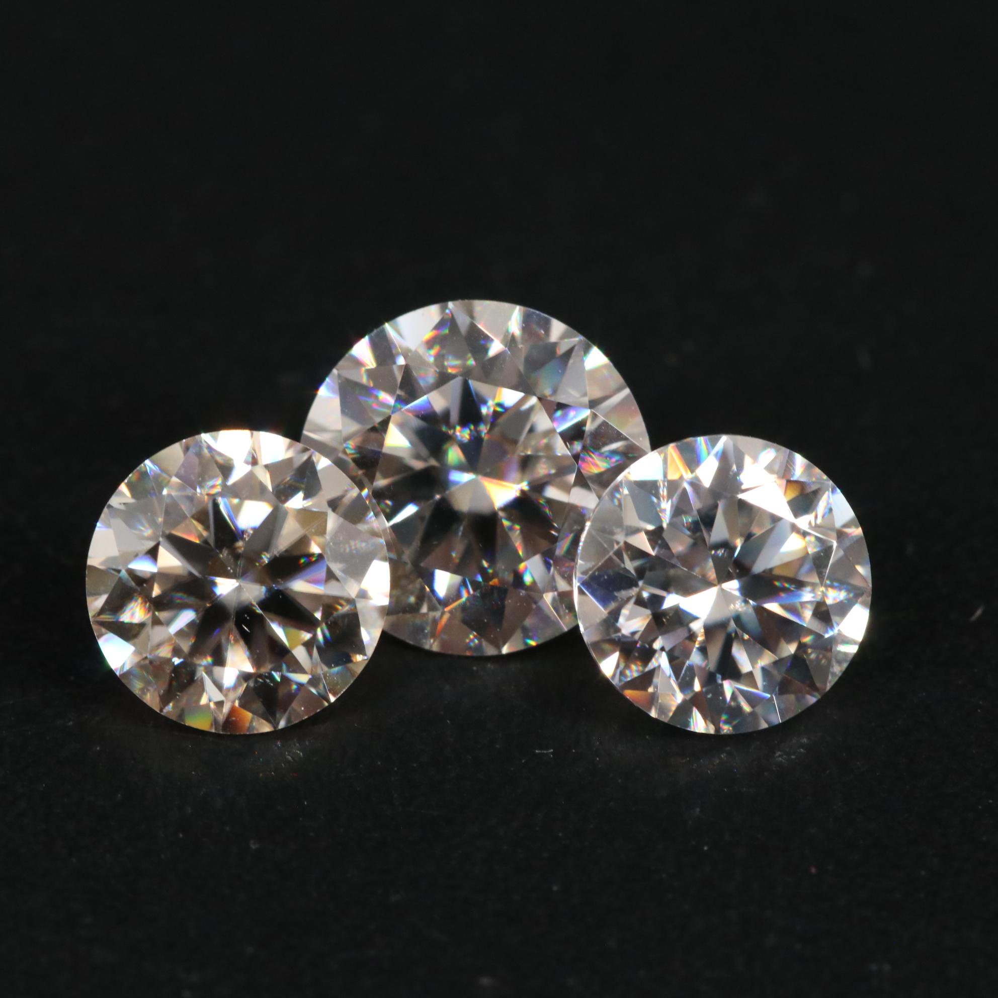 Loose 2.08 CTW Moissanite Lot