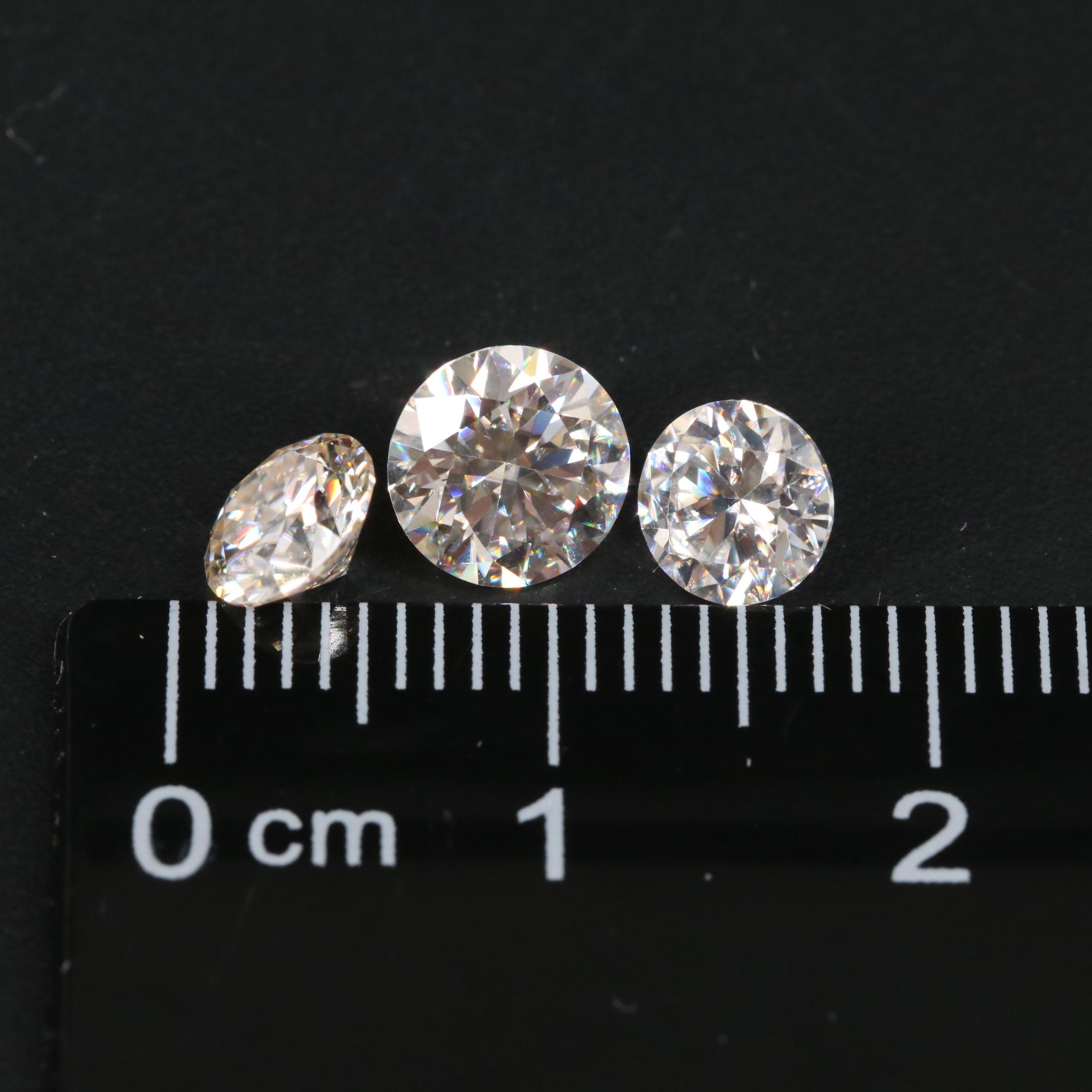 Loose 2.08 CTW Moissanite Lot