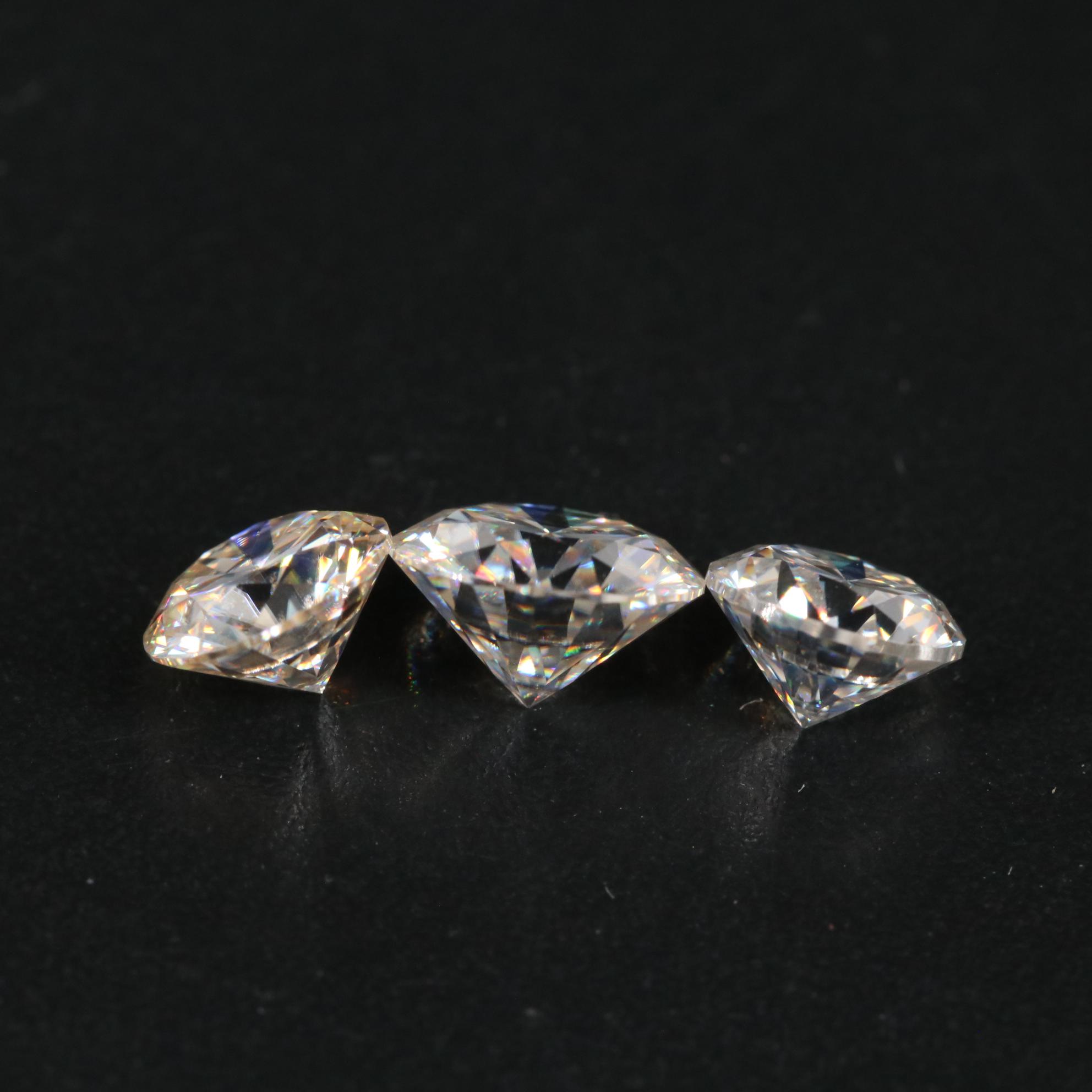 Loose 2.08 CTW Moissanite Lot