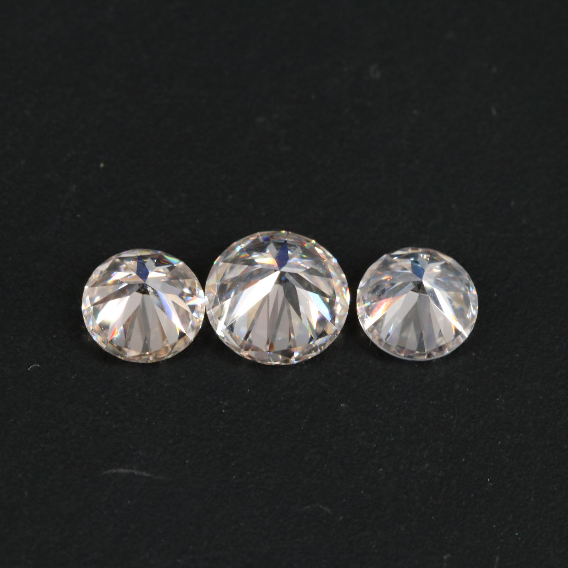 Loose 2.08 CTW Moissanite Lot