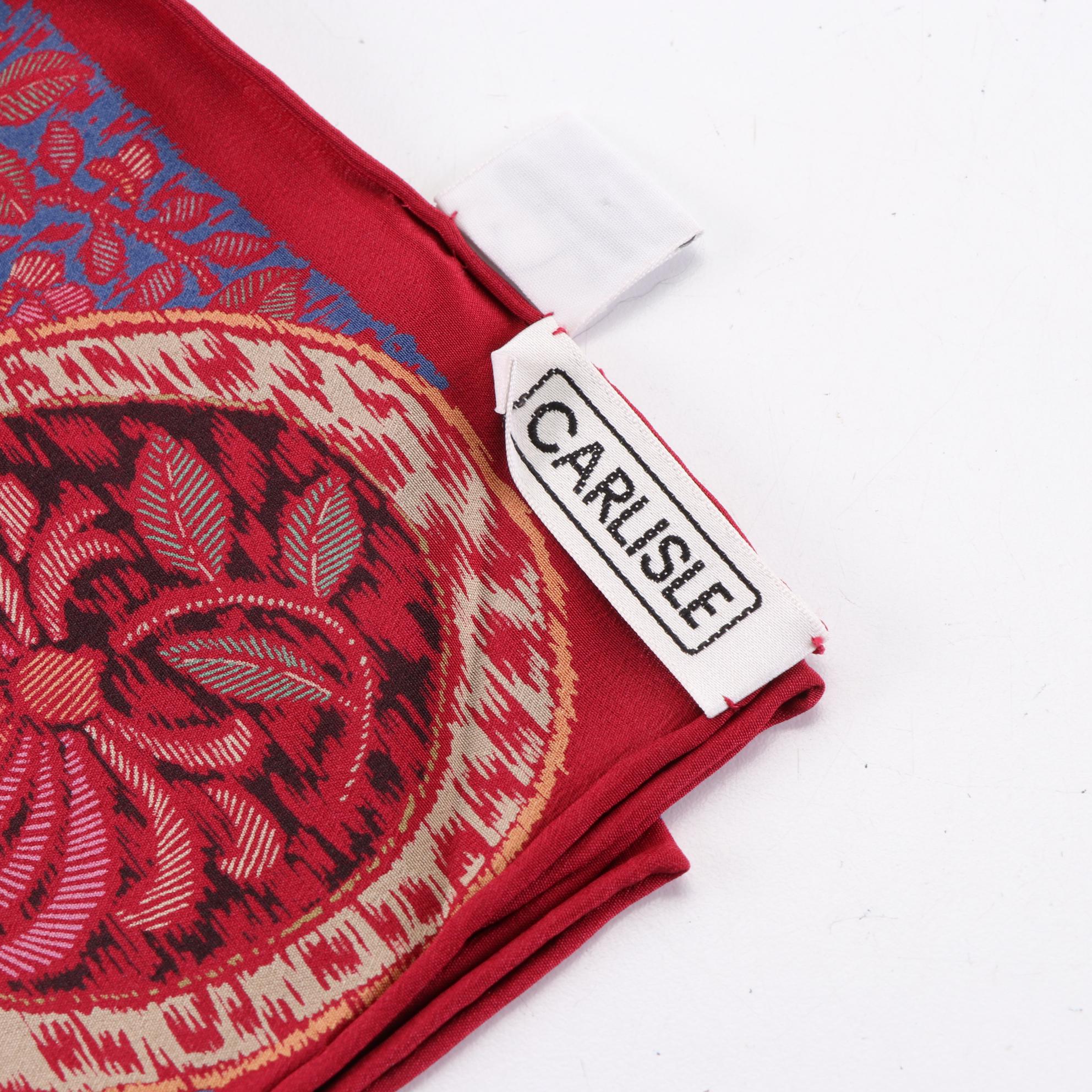 Carlisle Silk and Other Printed Scarves