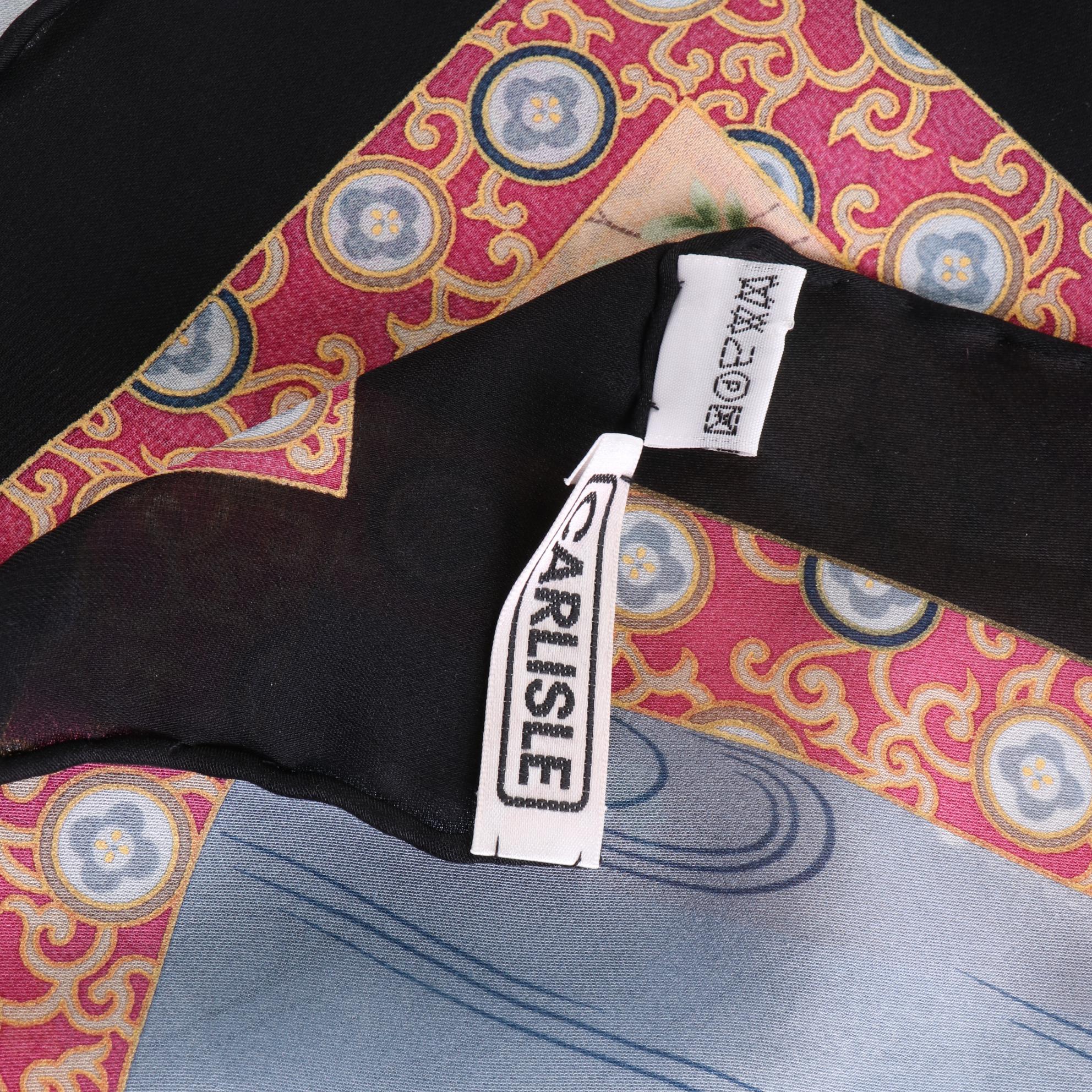 Carlisle Silk and Other Printed Scarves