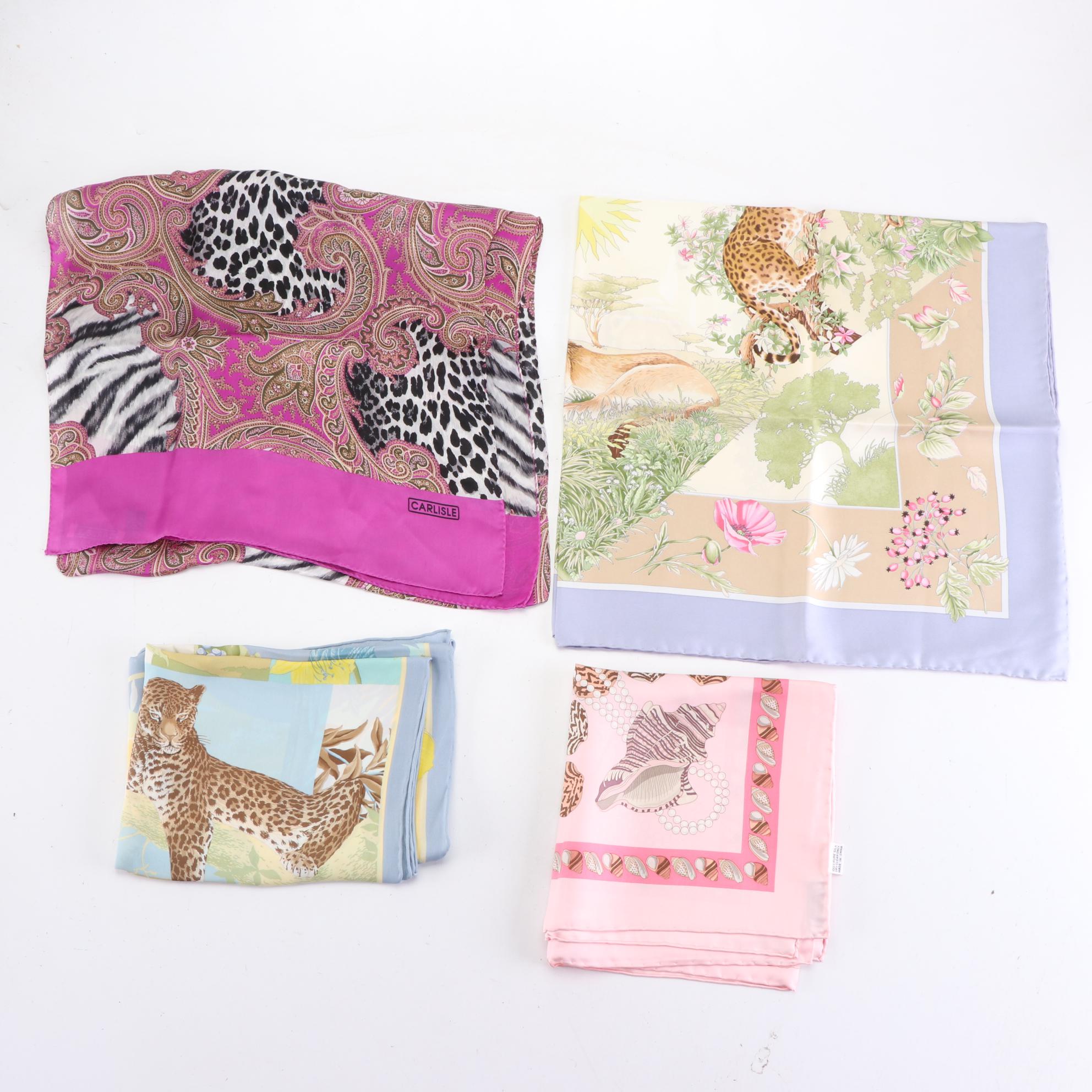 Carlisle Silk and Other Printed Scarves