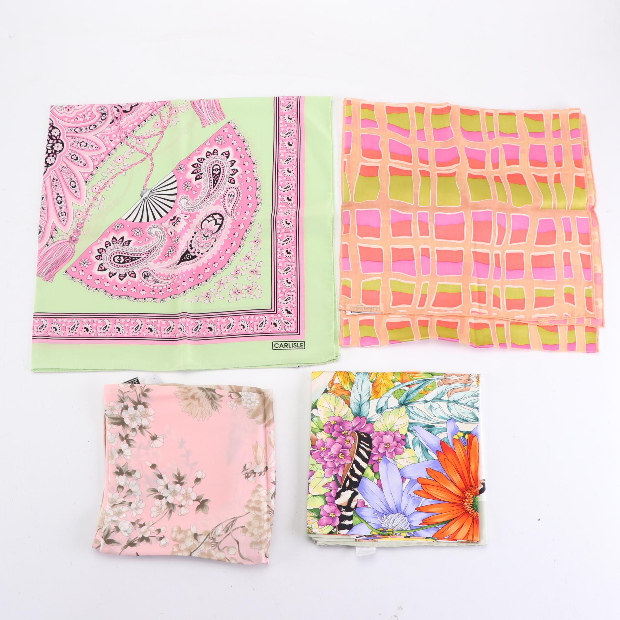 Carlisle Silk and Other Printed Scarves