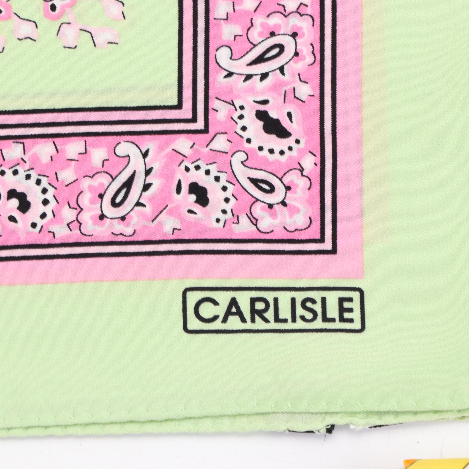 Carlisle Silk and Other Printed Scarves