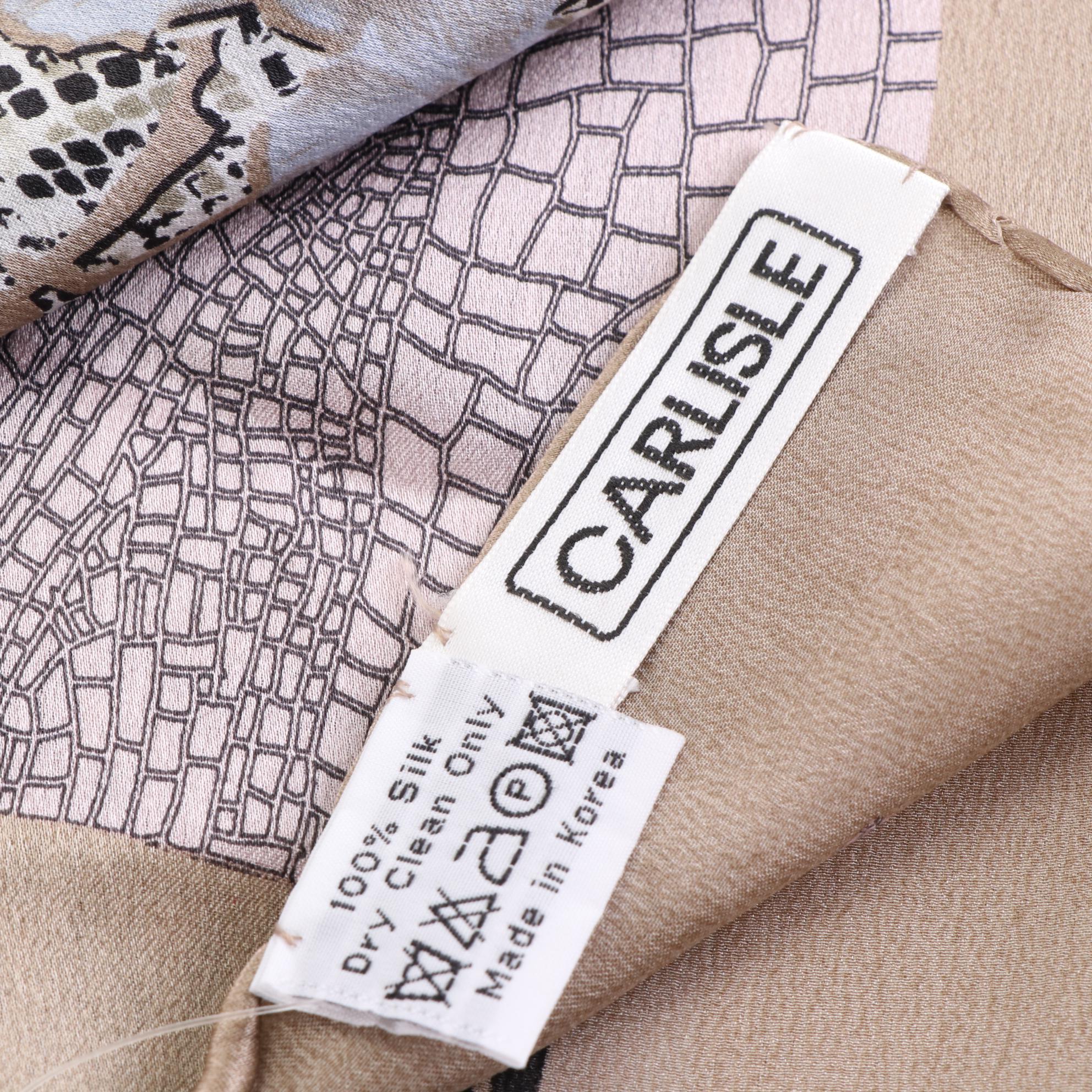 Carlisle Silk and Other Printed Scarves