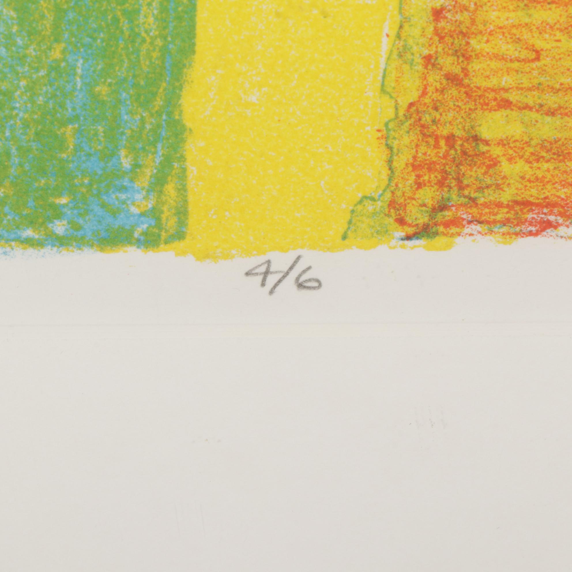 Sidney Chafetz Color Lithograph "Prinzhorn's Beauty," 1998