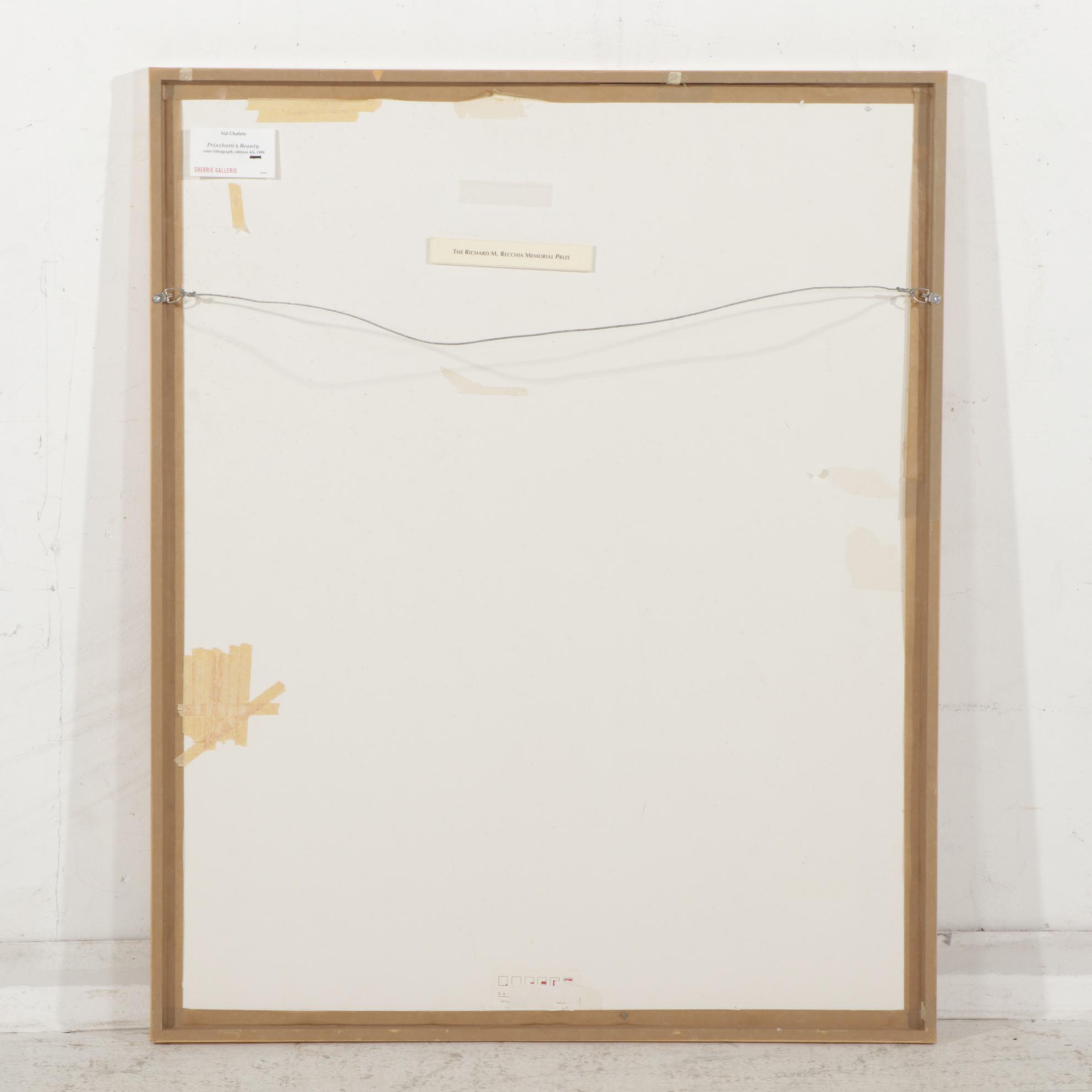 Sidney Chafetz Color Lithograph "Prinzhorn's Beauty," 1998