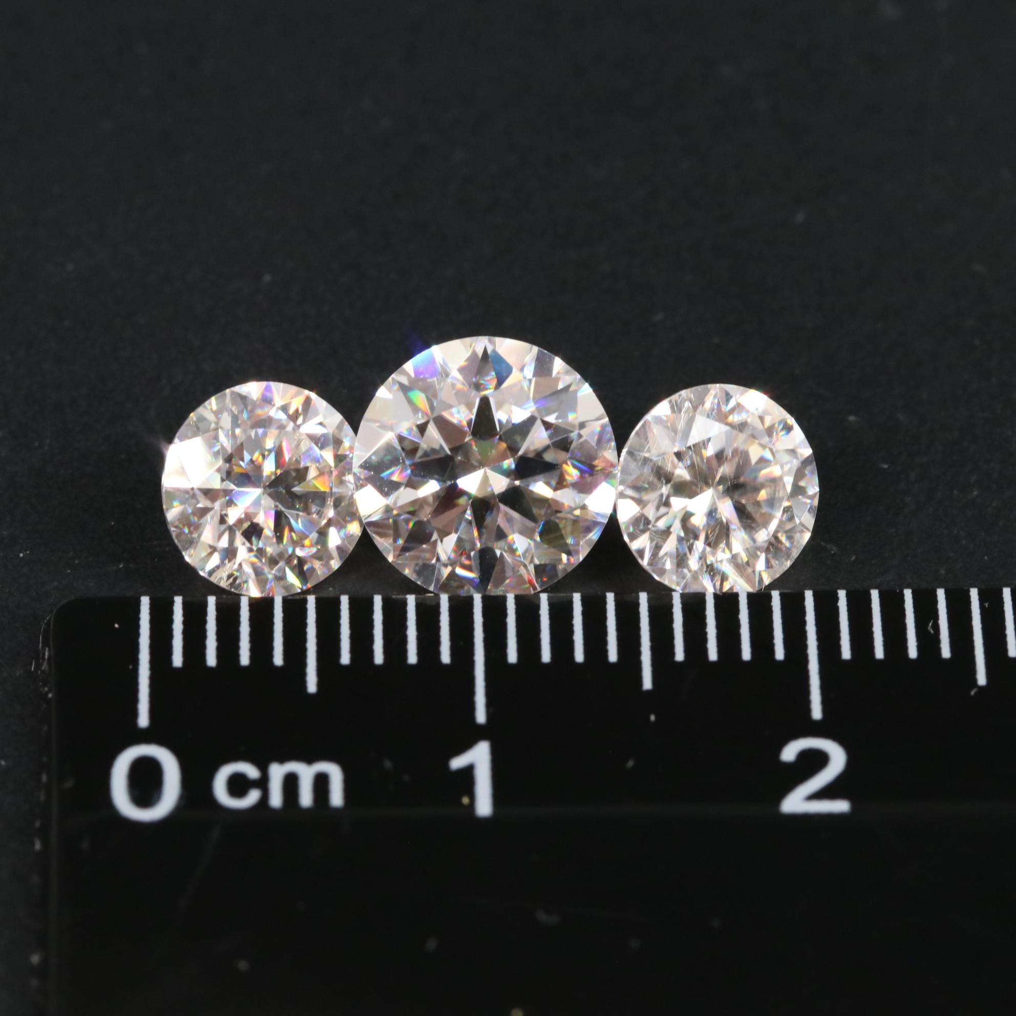 Loose 3.61 CTW Moissanite Lot