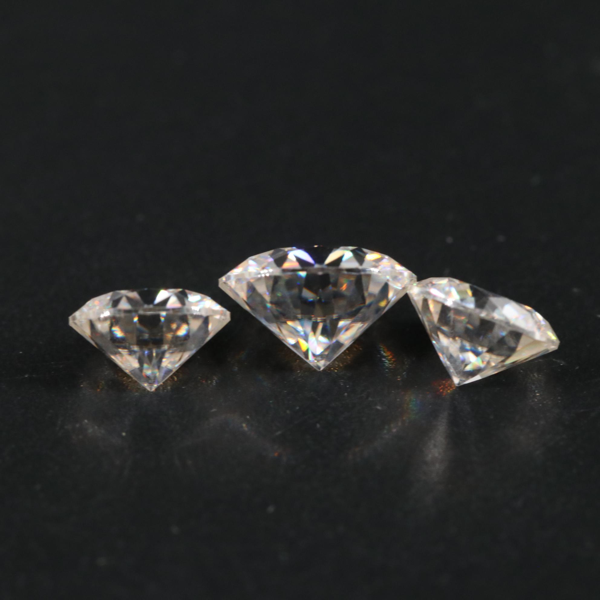 Loose 3.61 CTW Moissanite Lot