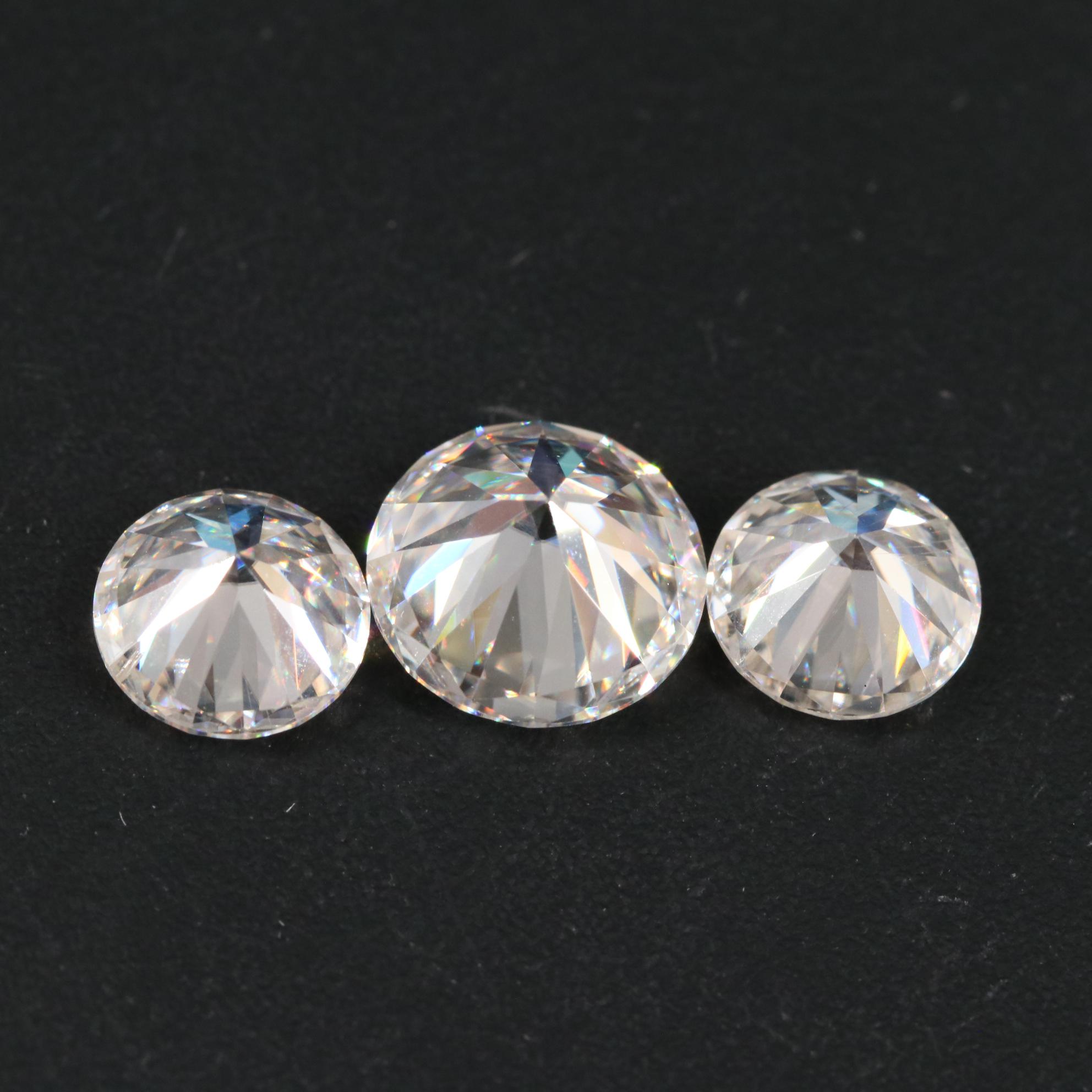 Loose 3.61 CTW Moissanite Lot