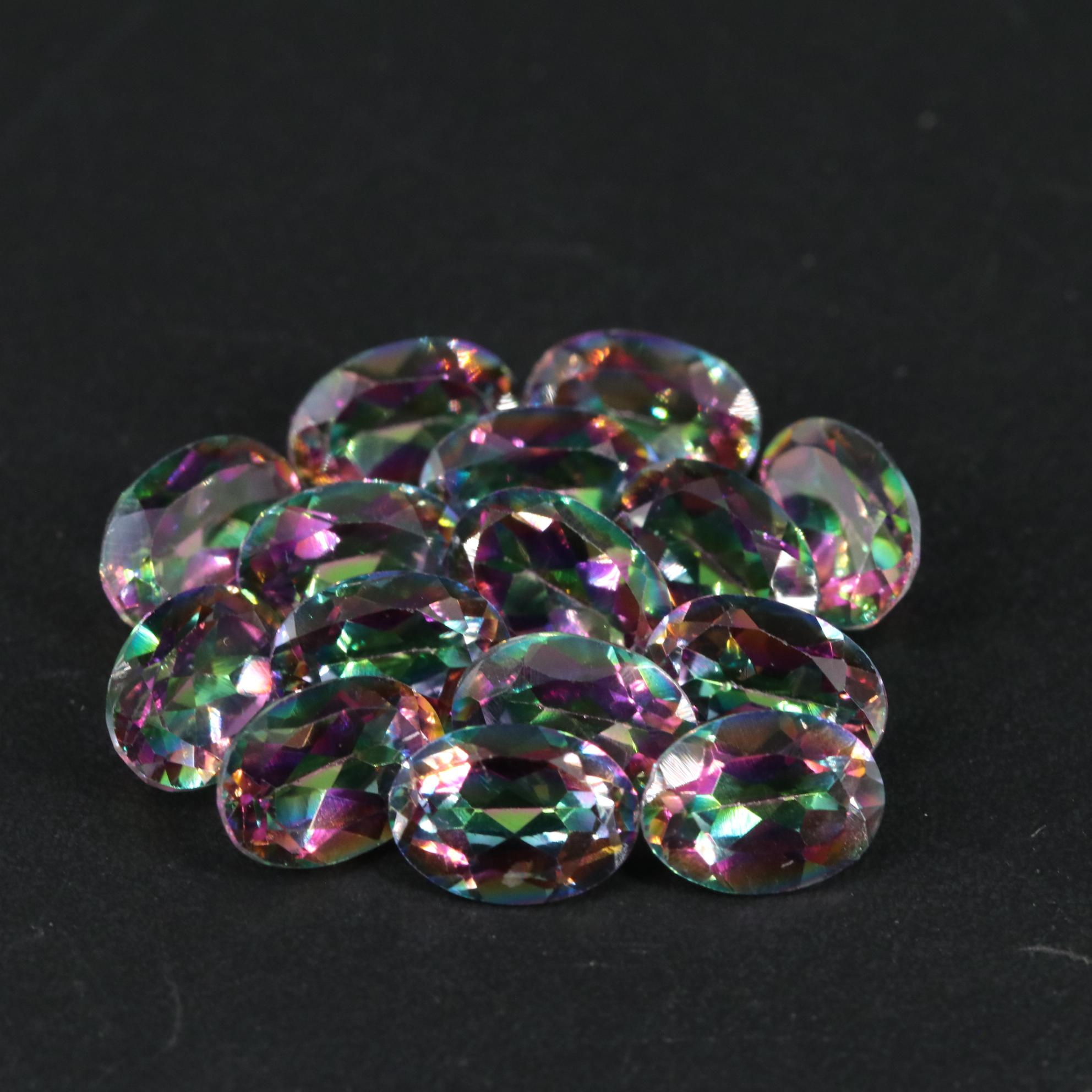 Loose 13.70 CTW Mystic Topaz Lot