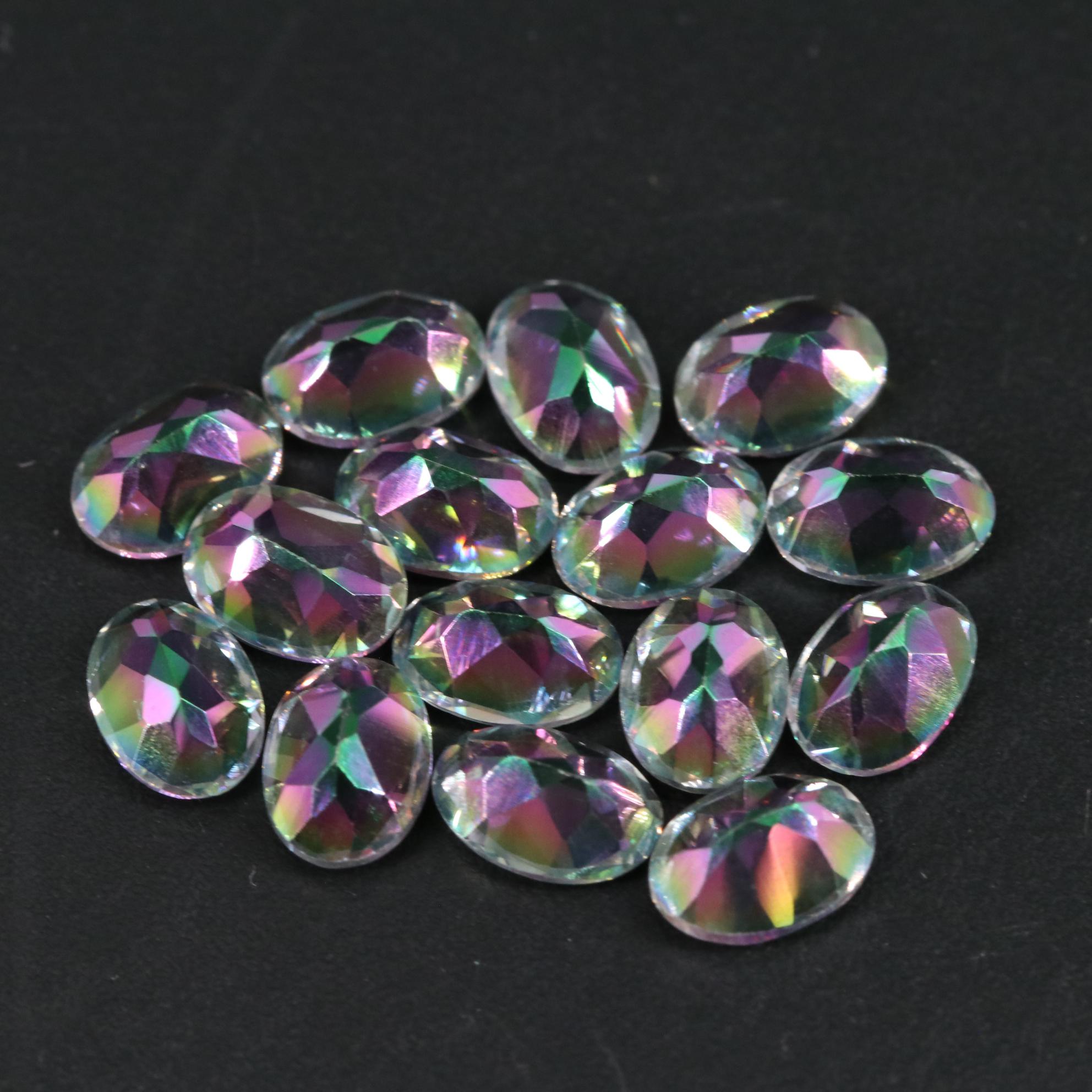 Loose 13.70 CTW Mystic Topaz Lot