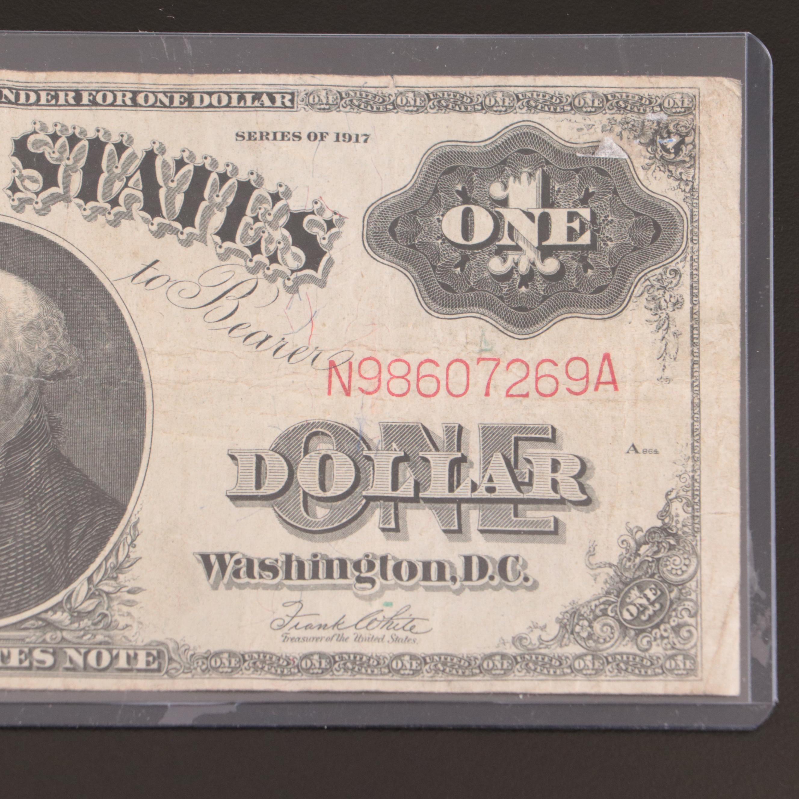 Series 1917 $1 Legal Tender Note