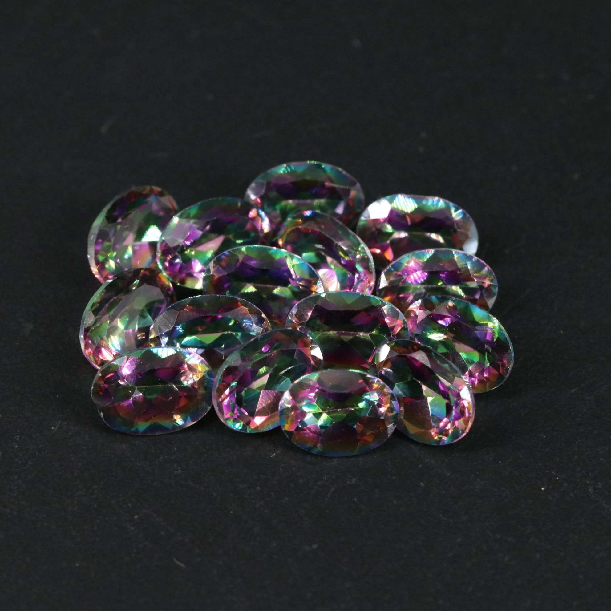 Loose 13.94 CTW Mystic Topaz Lot