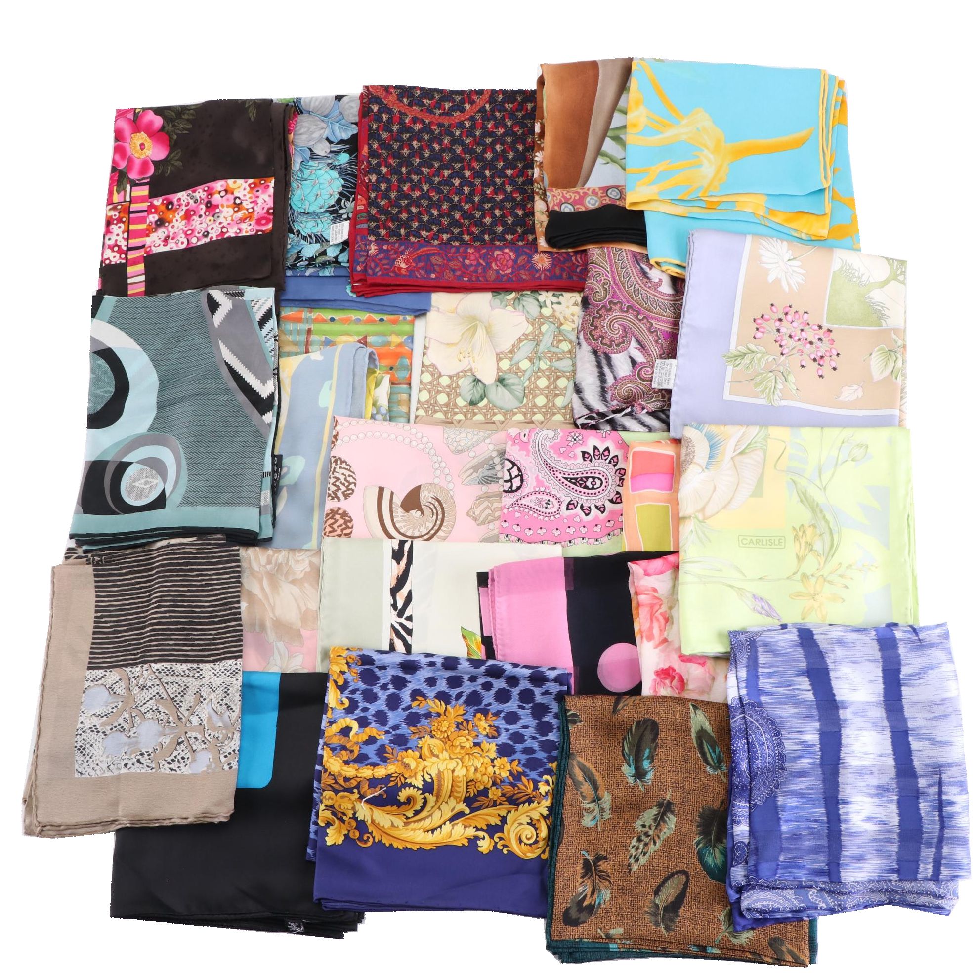 Carlisle Silk and Other Printed Scarves