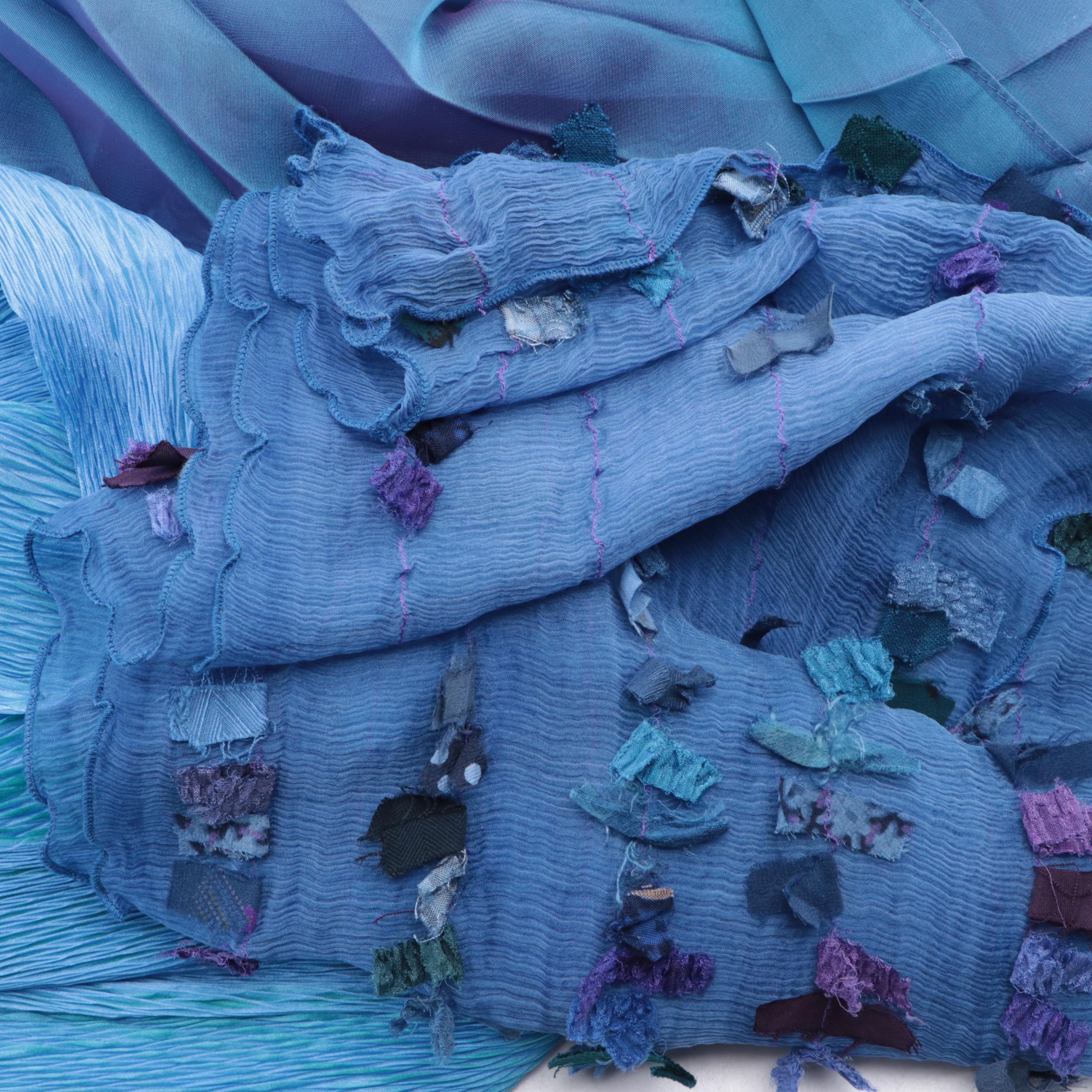 Armani Collezioni, Tolani, and More Pleated and Embellished Scarves