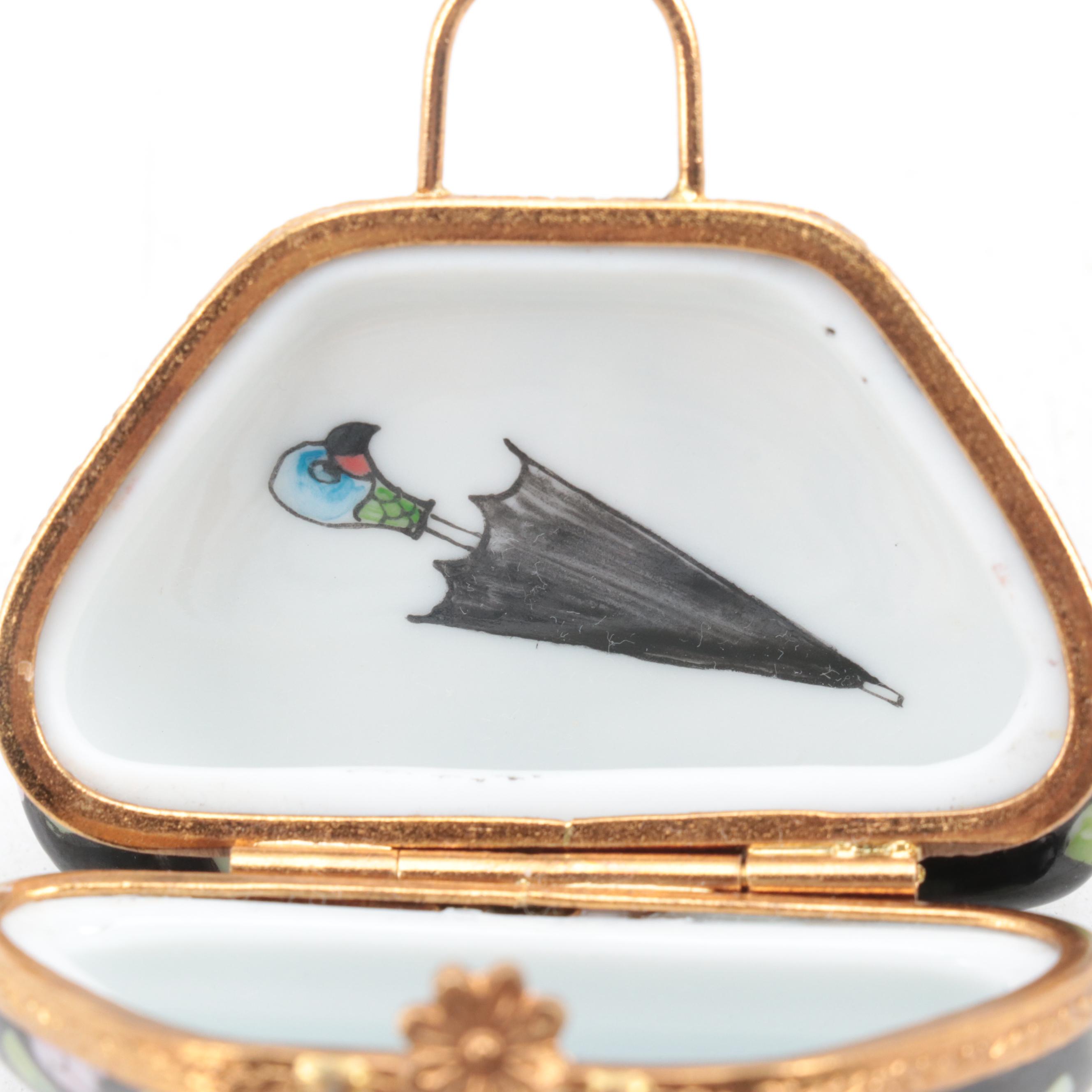 Artoria Limited Edition "Mary Poppins" Porcelain Limoges Box