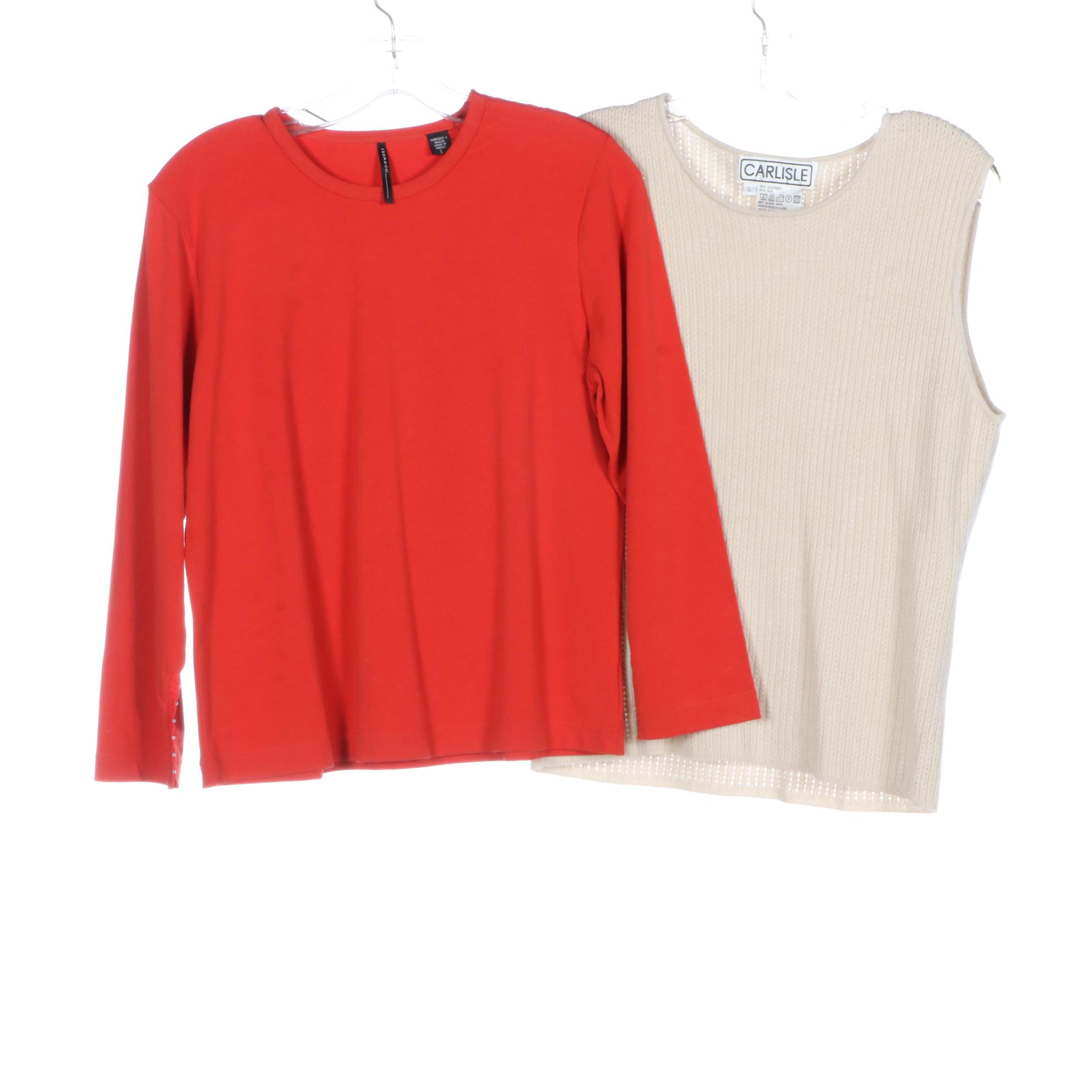 Lafayette 148, Allude, J.Crew Tops with Peserico and Rossopuro Pants