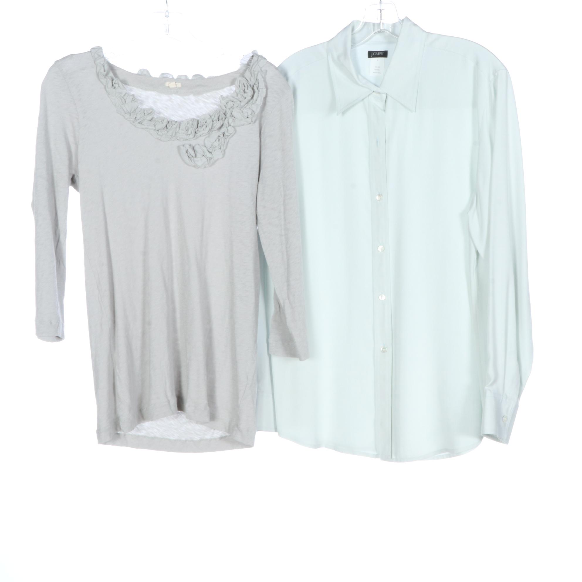 Lafayette 148, Allude, J.Crew Tops with Peserico and Rossopuro Pants