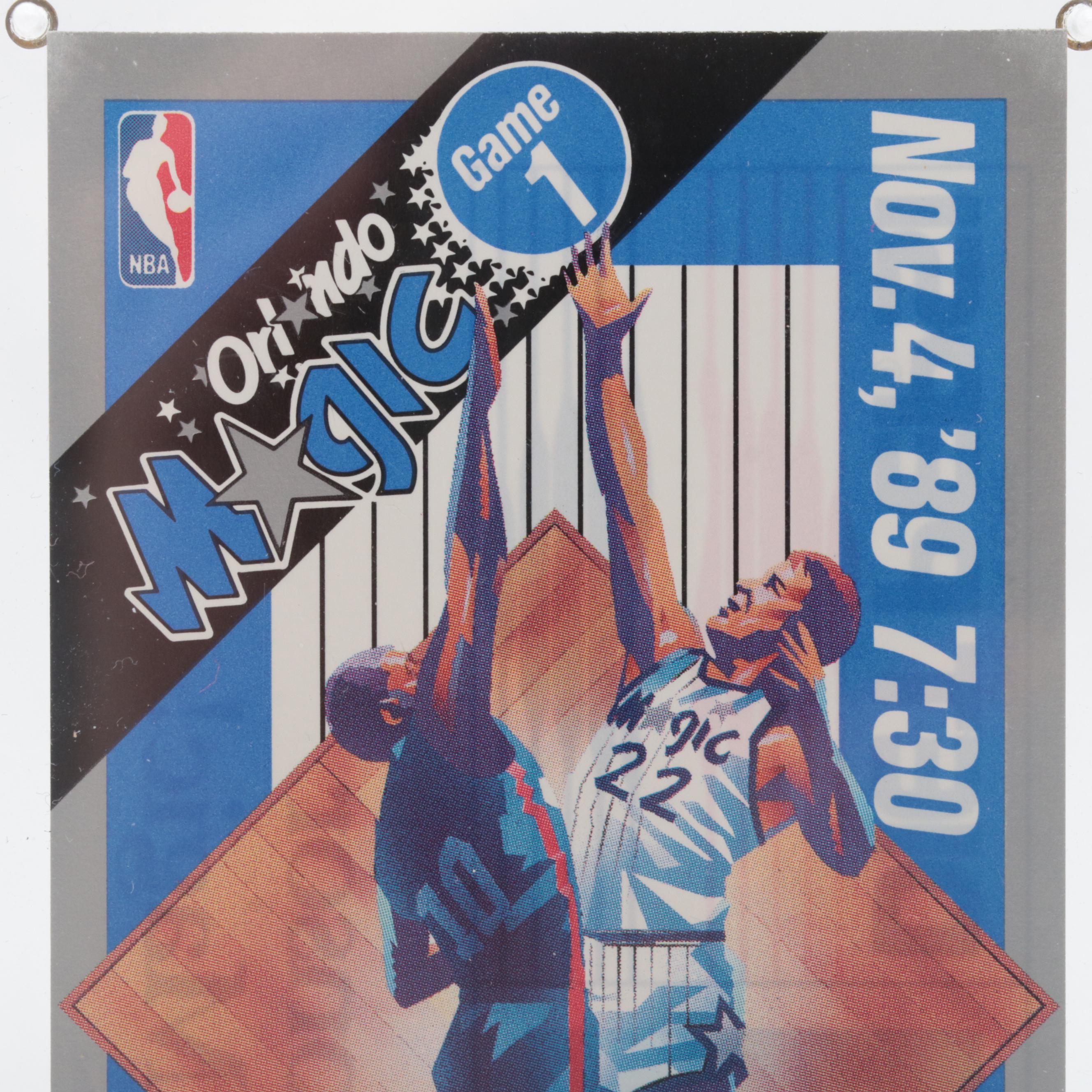 1989 Inaugural Orlando Magic v. New Jersey Nets Game 1 VIP Commemorative Ticket