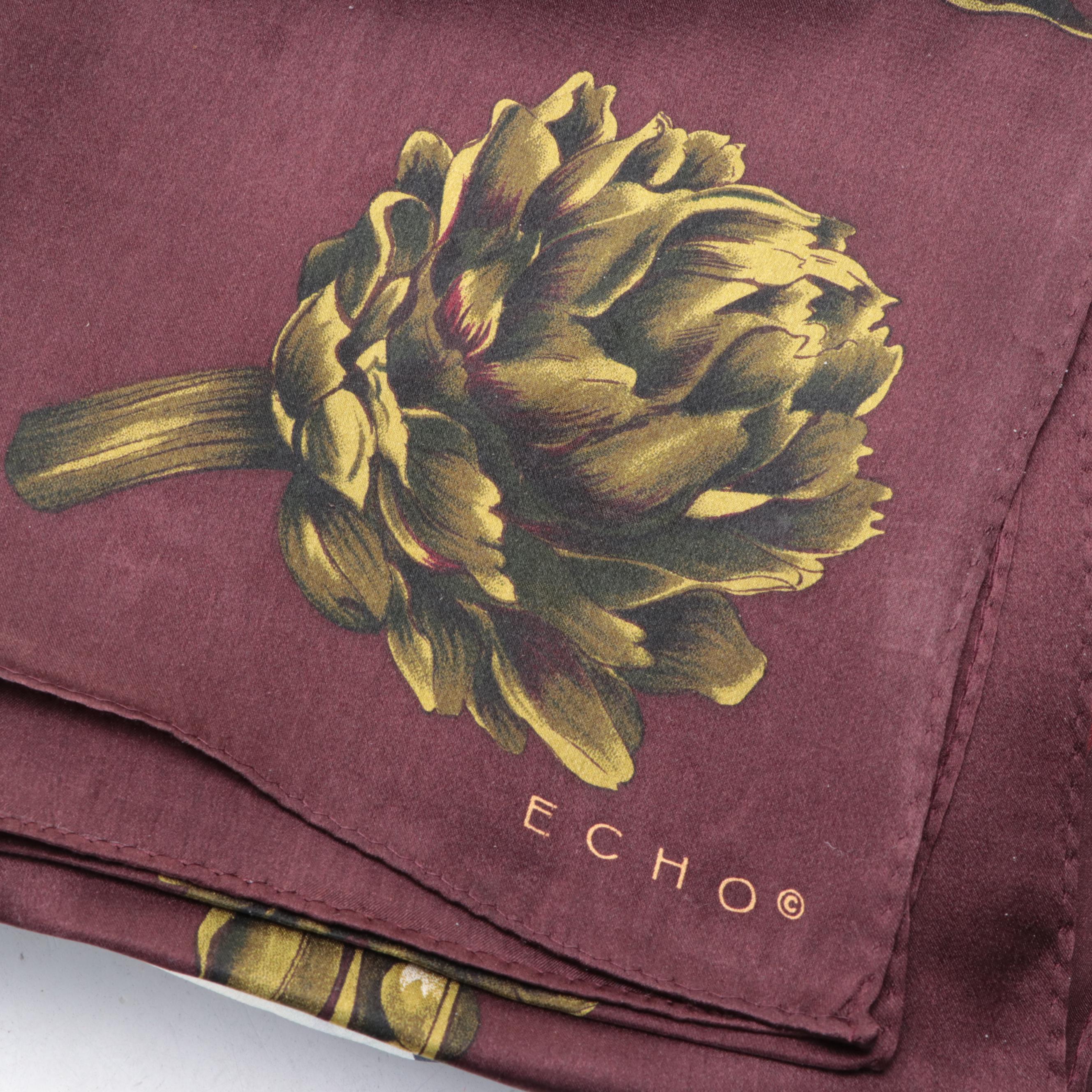 Etro Silk Print Scarf with Perry Ellis, Echo, Calvin Klein, and More Scarves