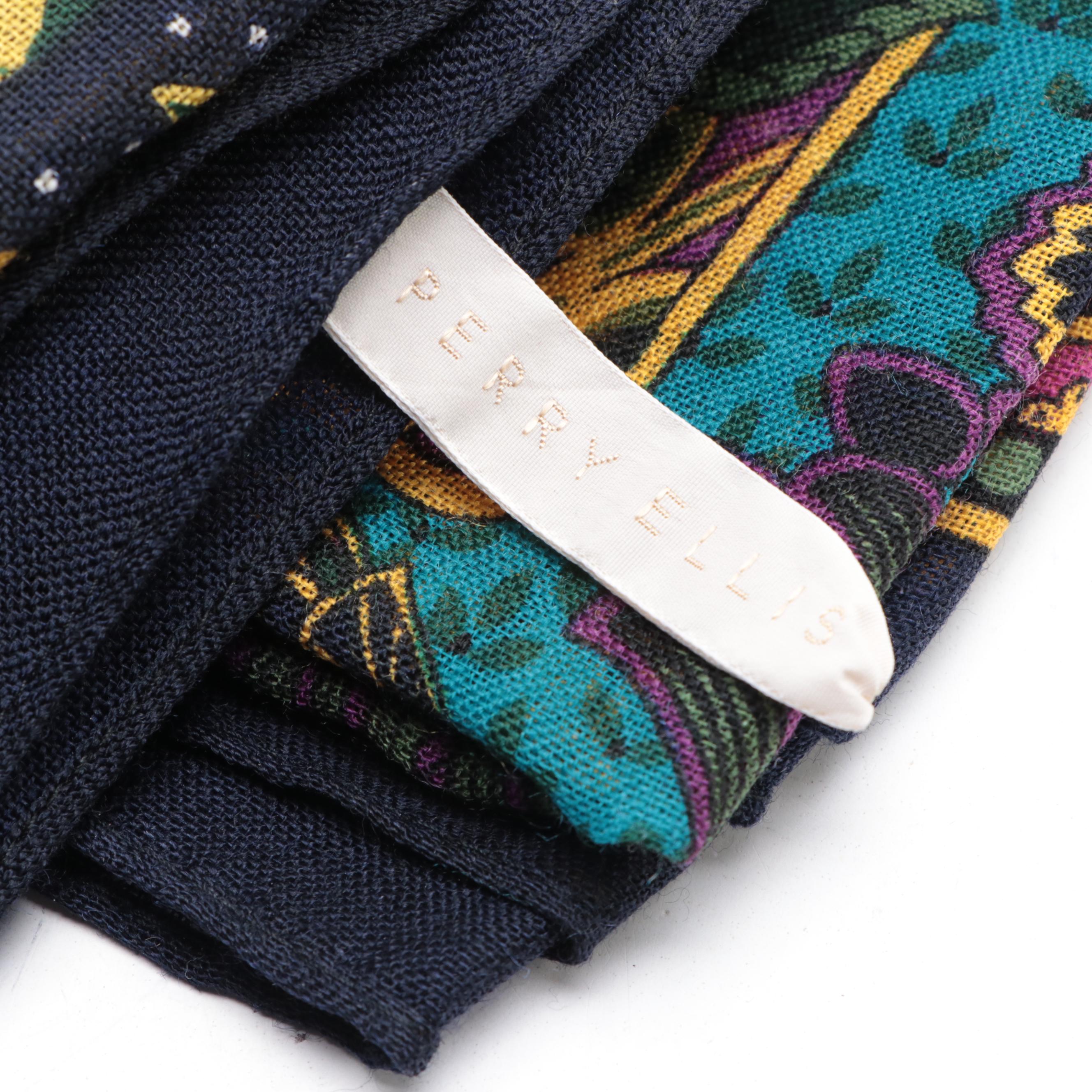 Etro Silk Print Scarf with Perry Ellis, Echo, Calvin Klein, and More Scarves
