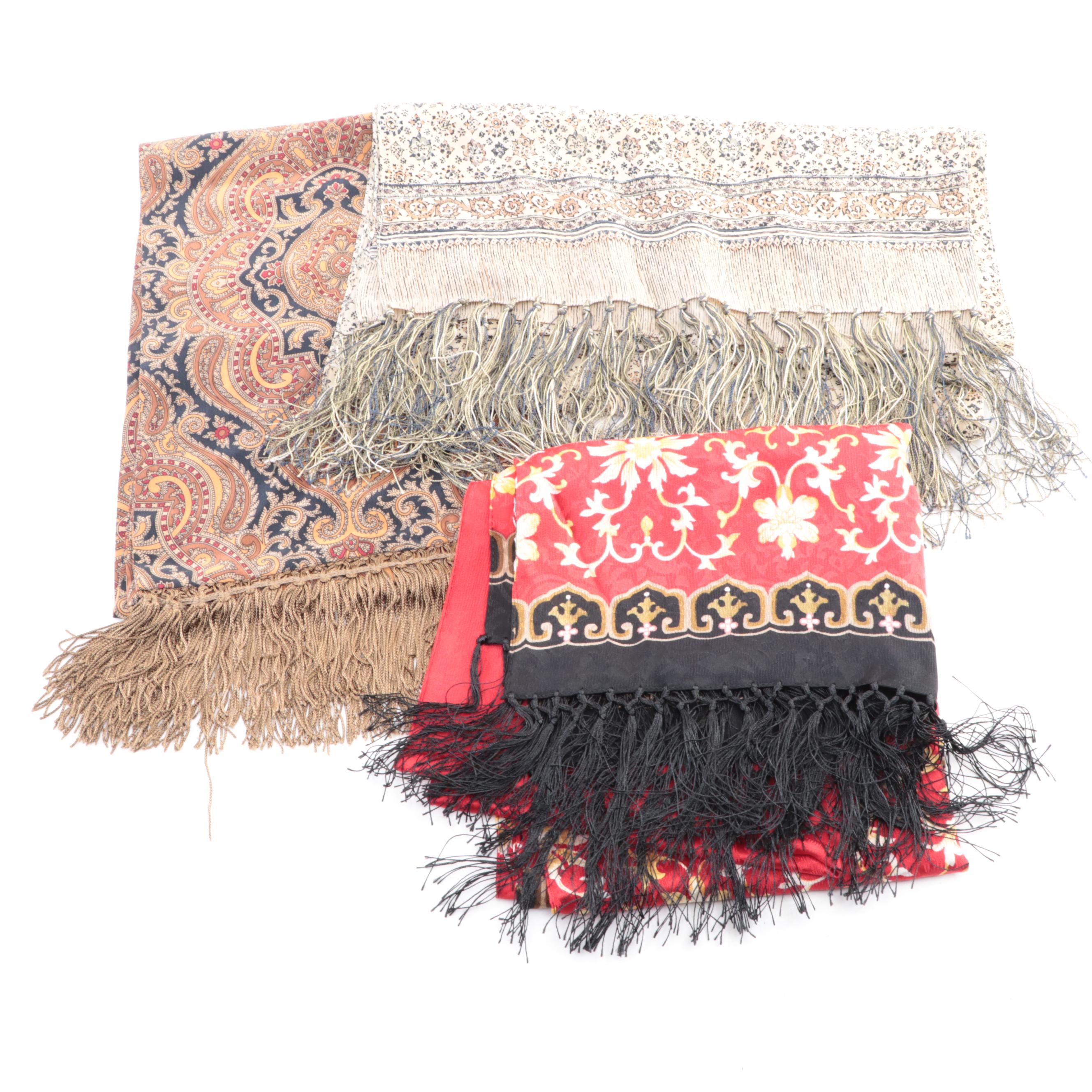 Etro Silk Print Scarf with Perry Ellis, Echo, Calvin Klein, and More Scarves