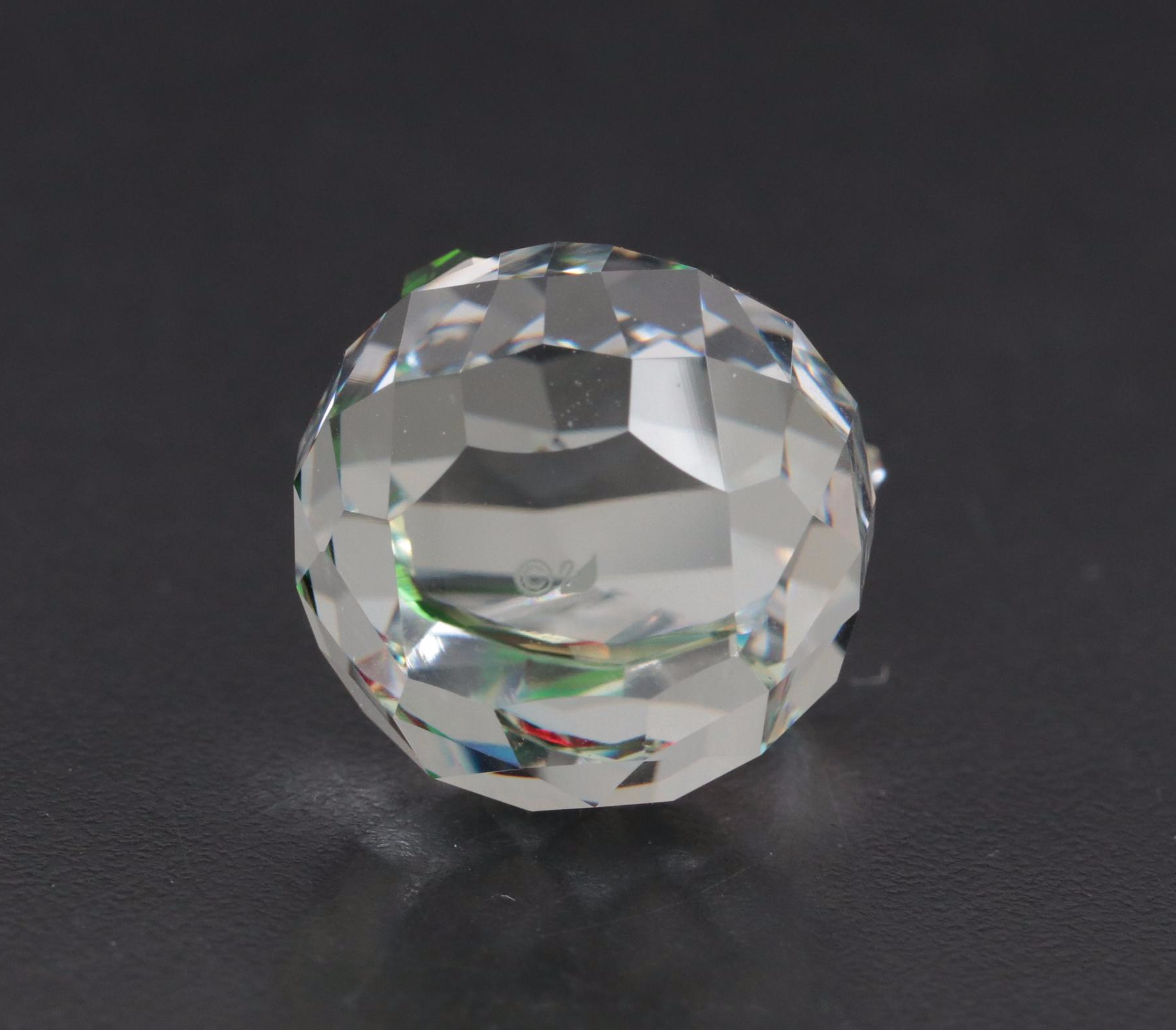 Swarovski Bear, Gingerbread Man, Stocking, and Holly Crystal Ornaments