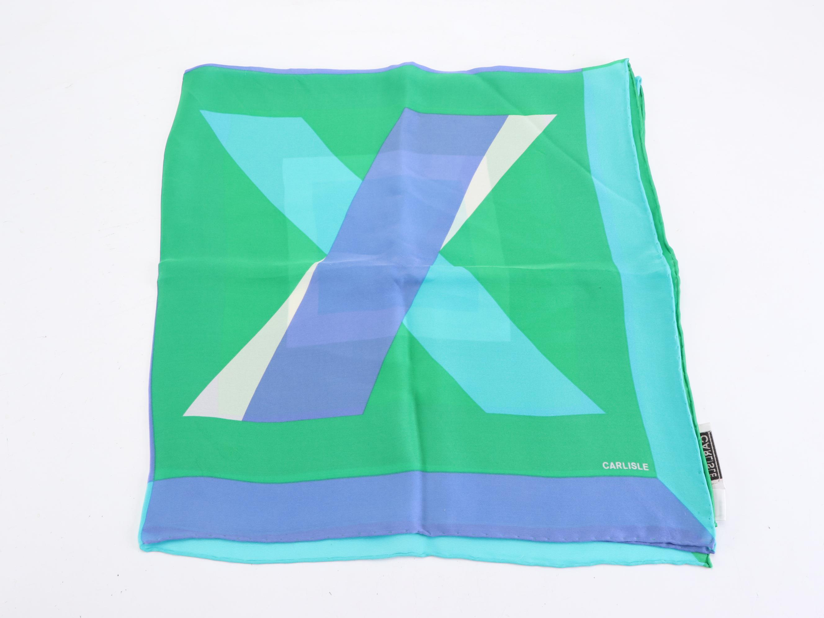 Carlisle Printed Silk Scarves