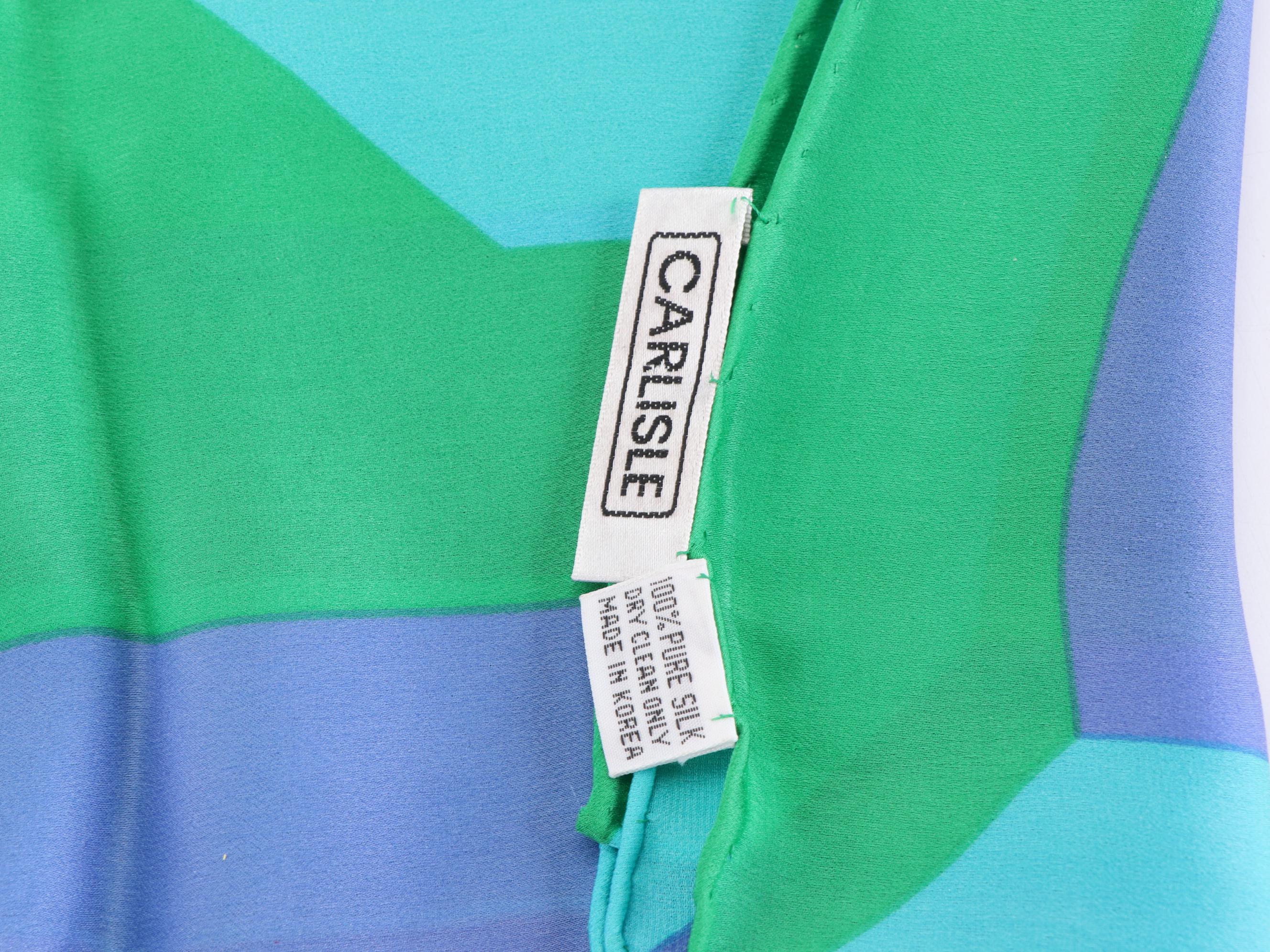 Carlisle Printed Silk Scarves