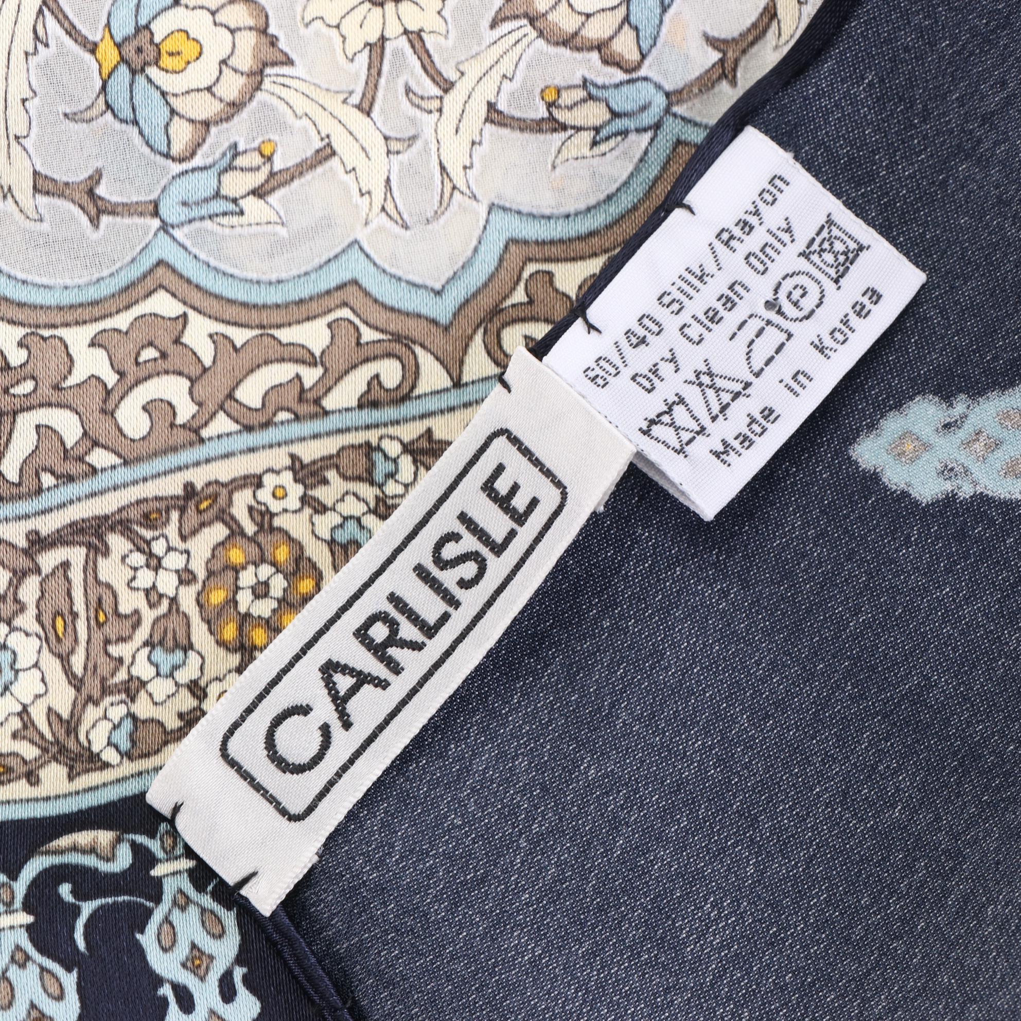 Carlisle Printed Silk Scarves