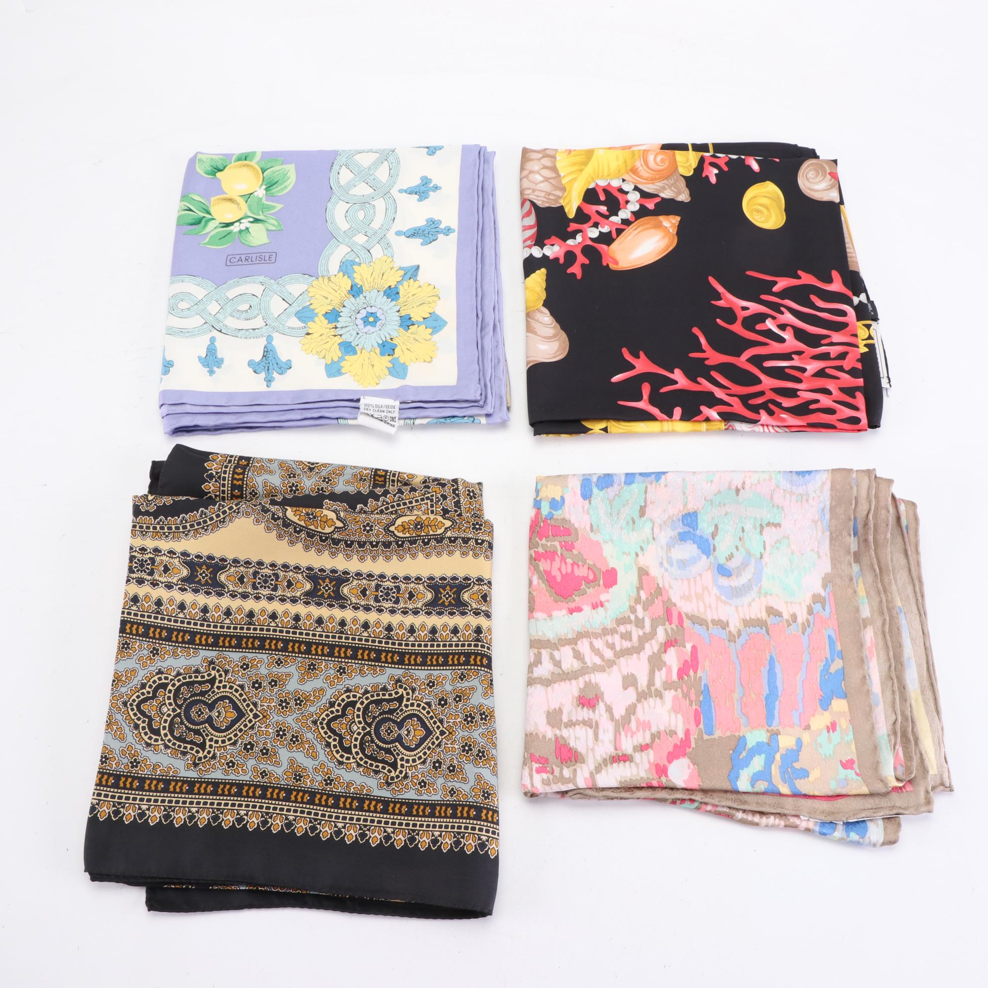 Carlisle Printed Silk Scarves