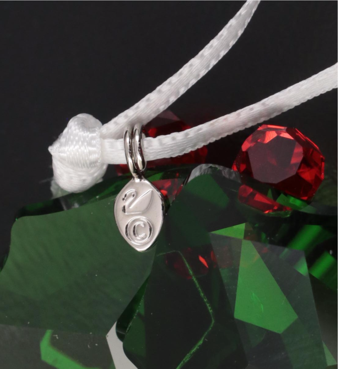 Swarovski Bear, Gingerbread Man, Stocking, and Holly Crystal Ornaments