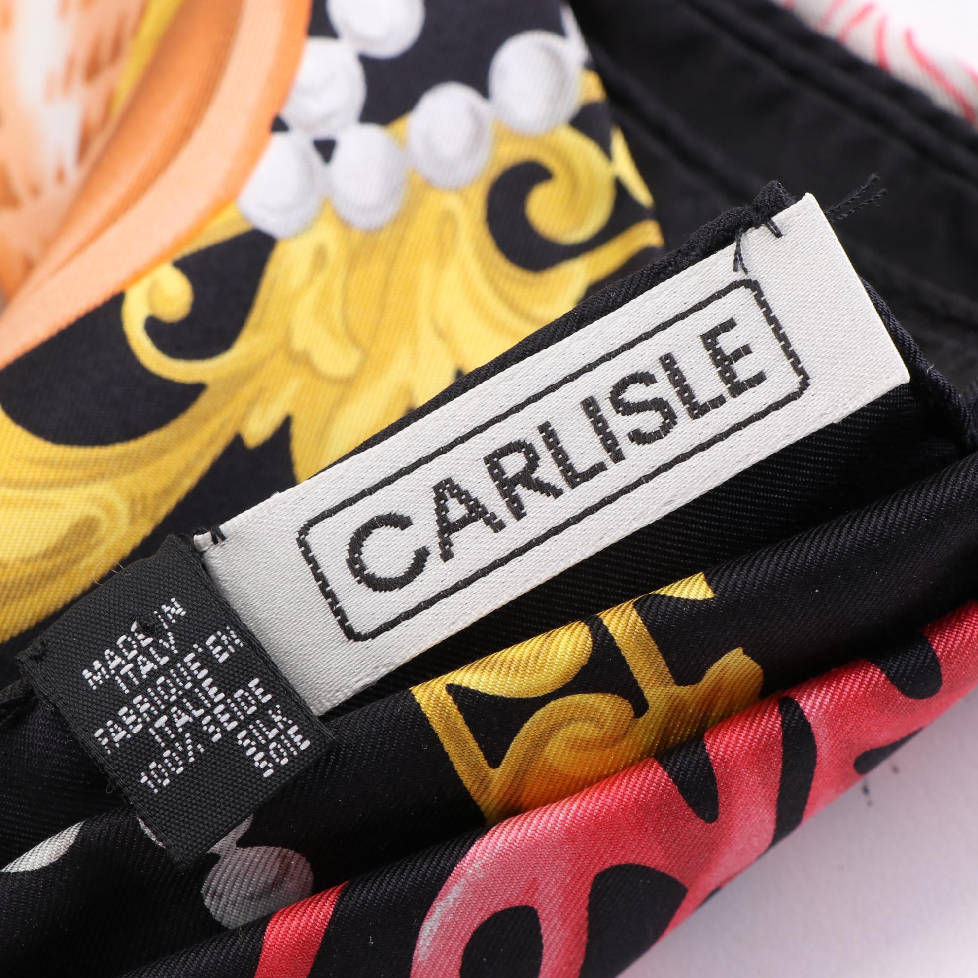 Carlisle Printed Silk Scarves