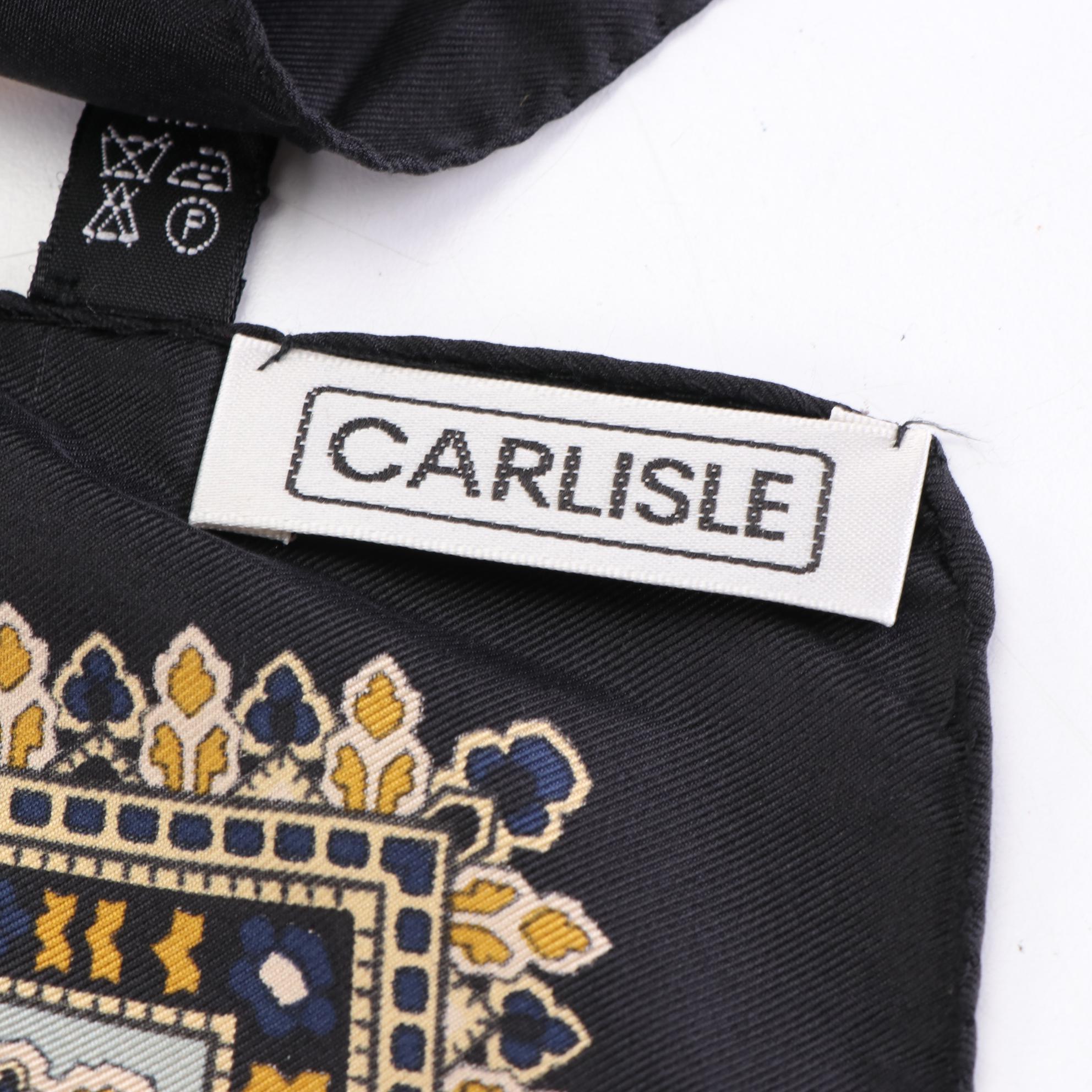 Carlisle Printed Silk Scarves