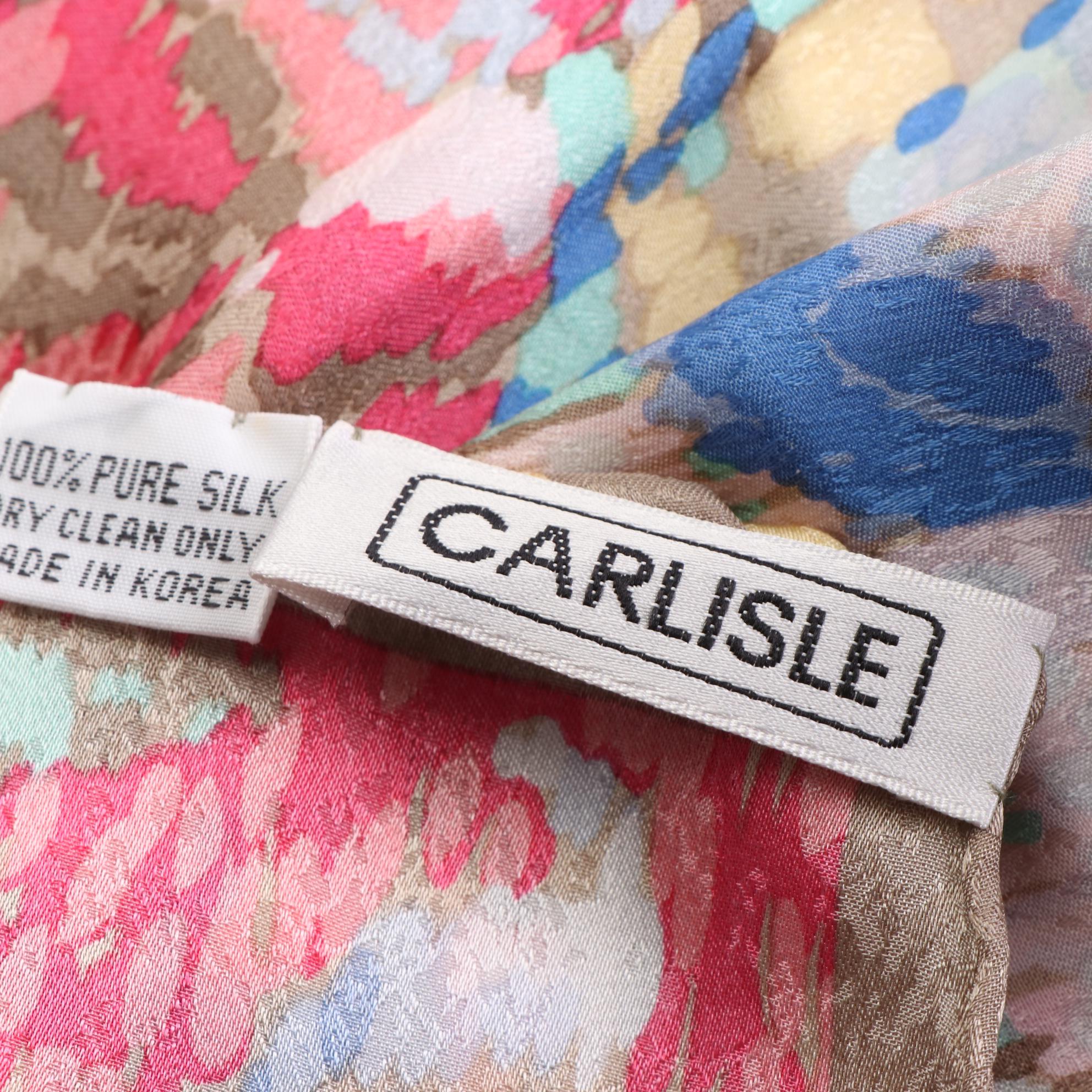 Carlisle Printed Silk Scarves
