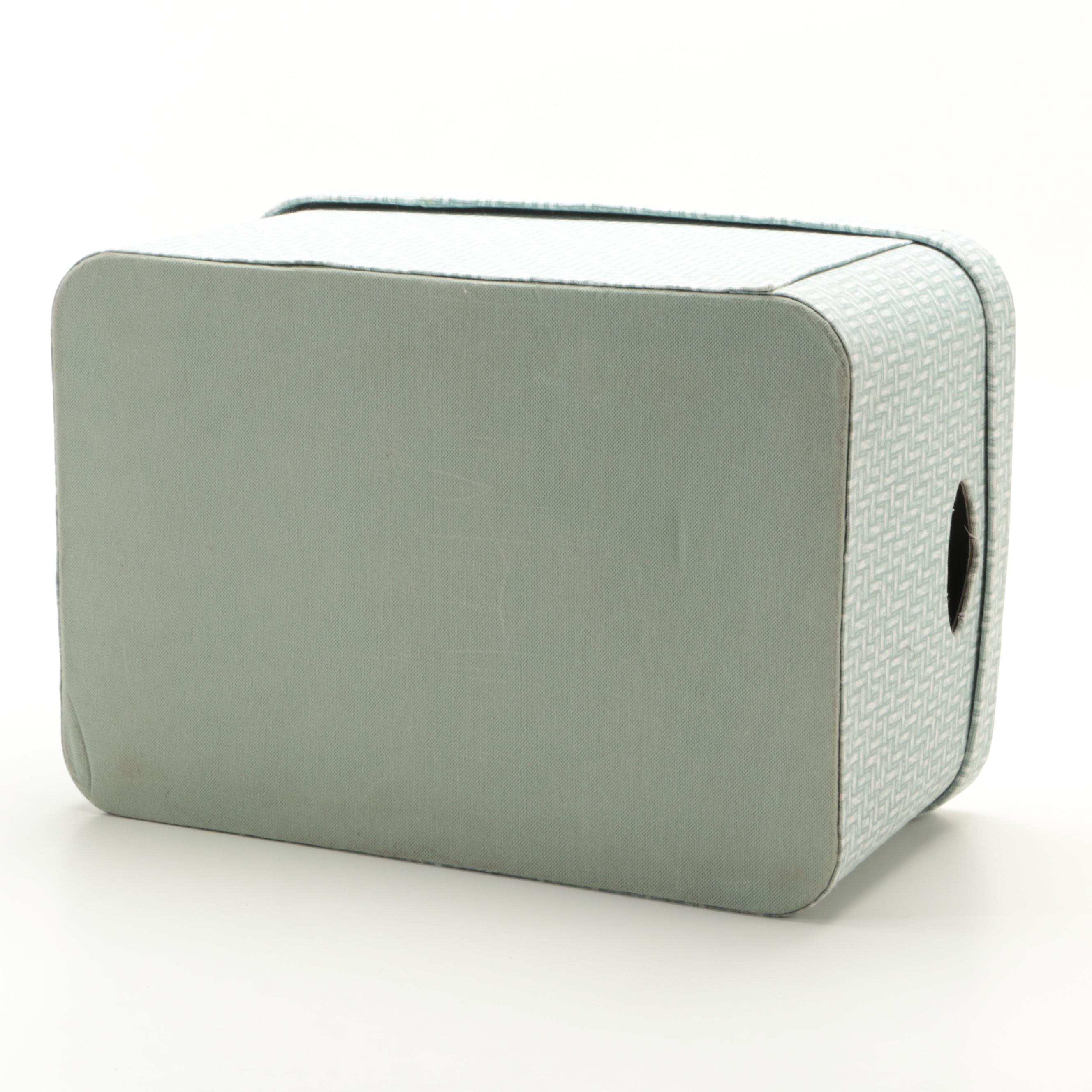 Padded Fabric Storage Box With Richards Homeware Stackable Jewelry Organizers