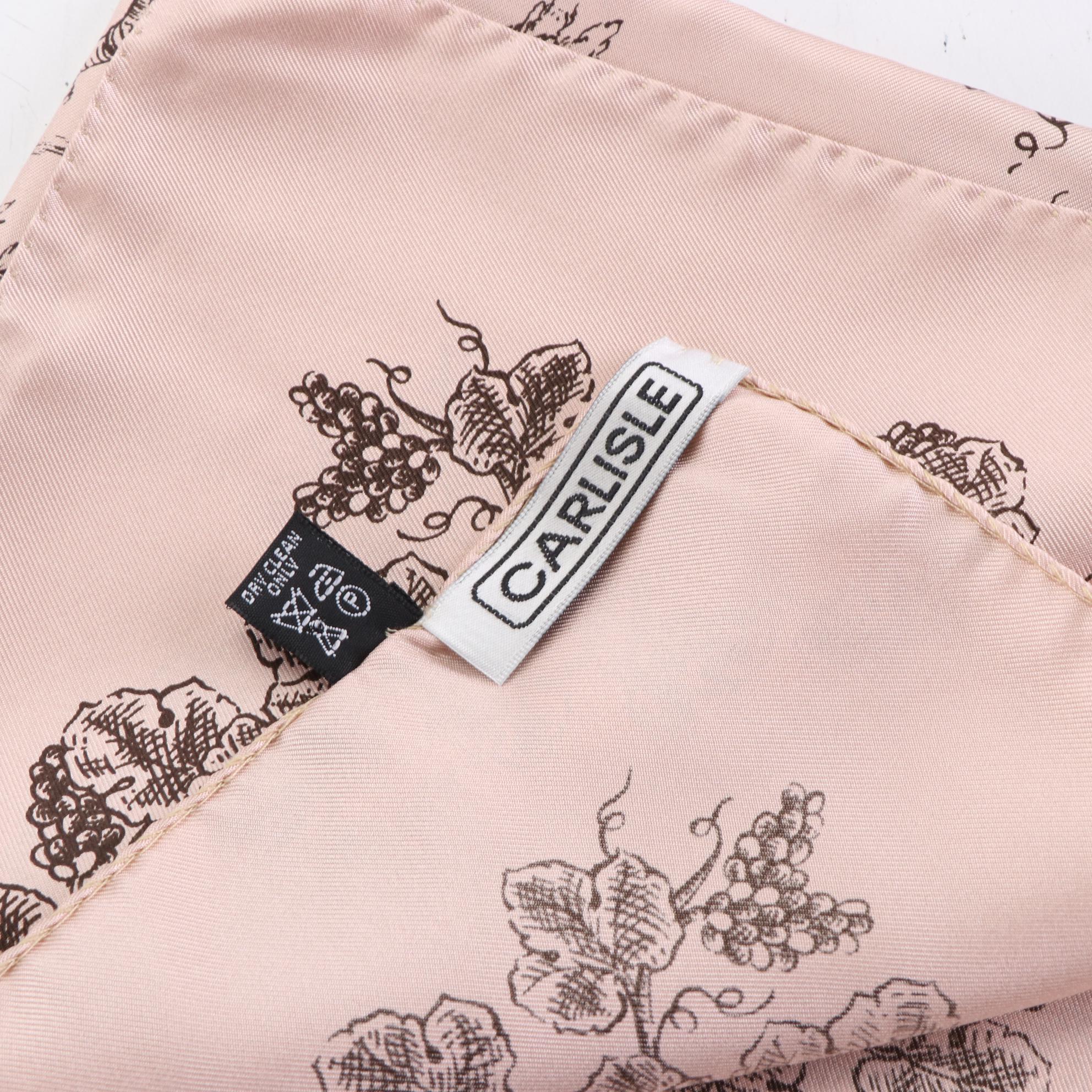 Carlisle Printed Silk Scarves