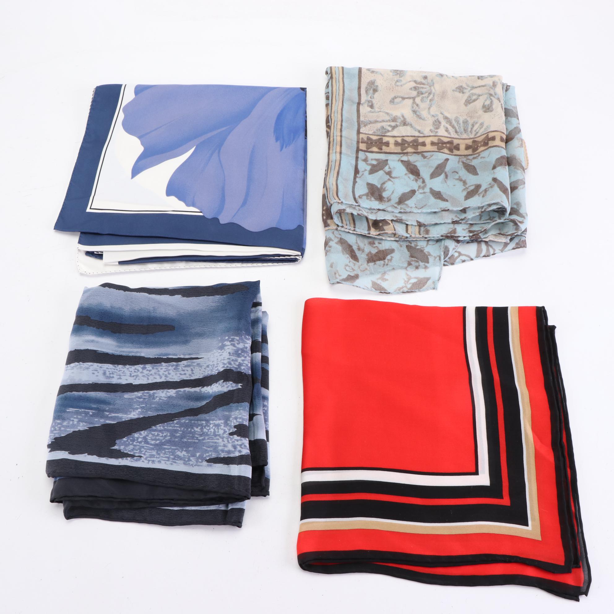 Carlisle Printed Silk Scarves