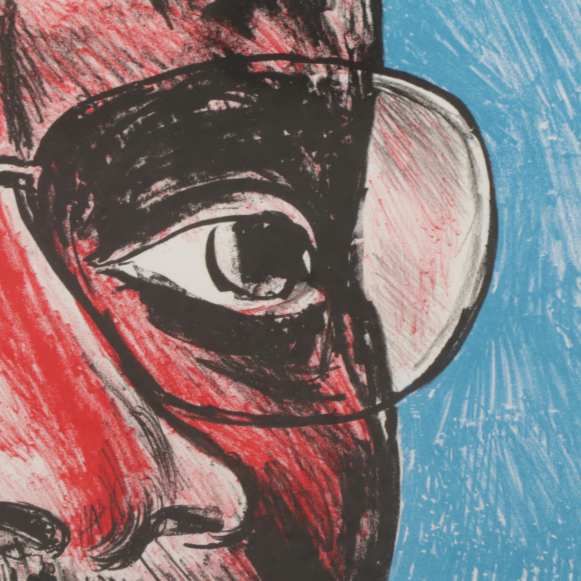 Sidney Chafetz Satirical Lithograph "The Most Qualified Jurist in America," 1998