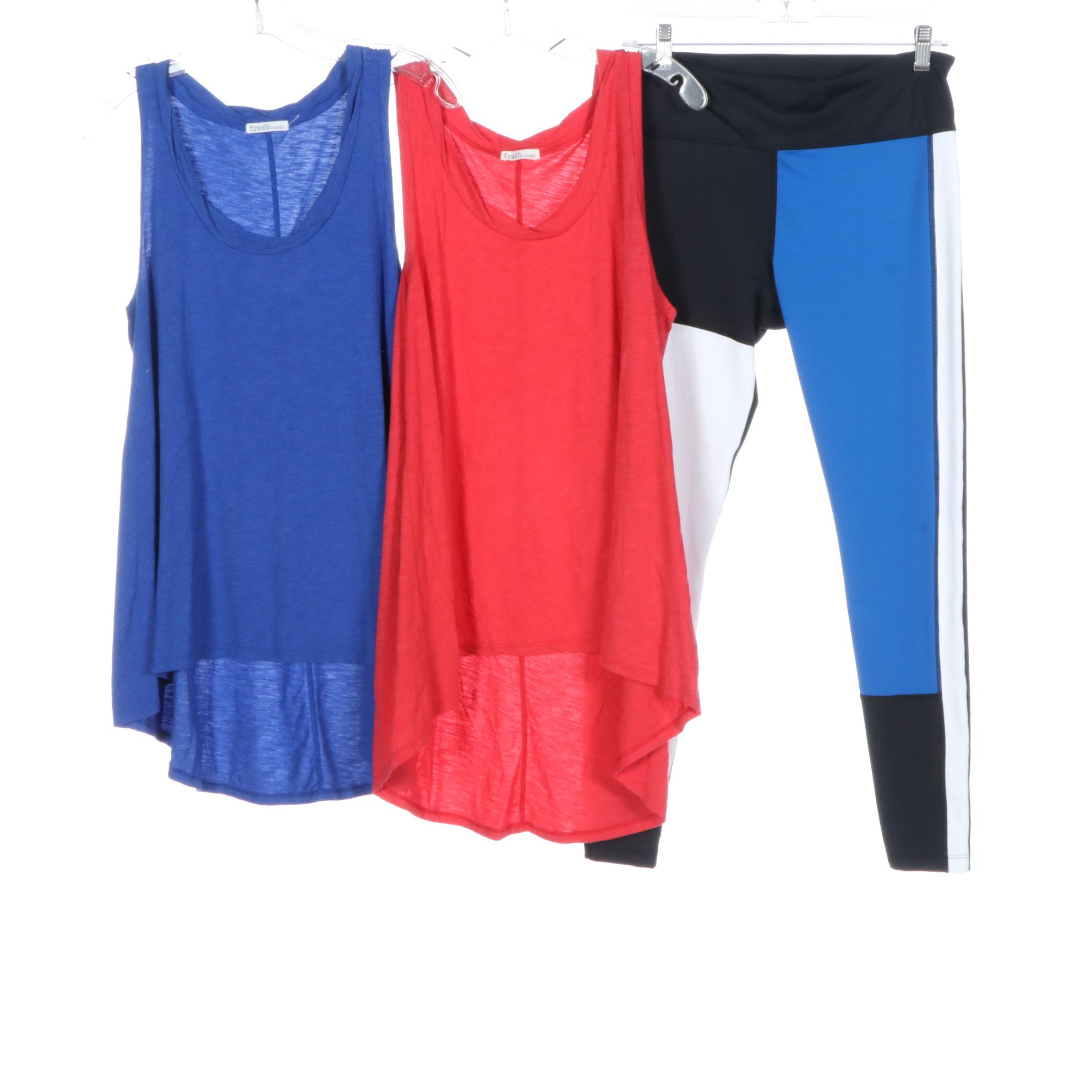 Fresh Laundry, Cos, Majestic Knit Tops, and Alala Athletic Leggings