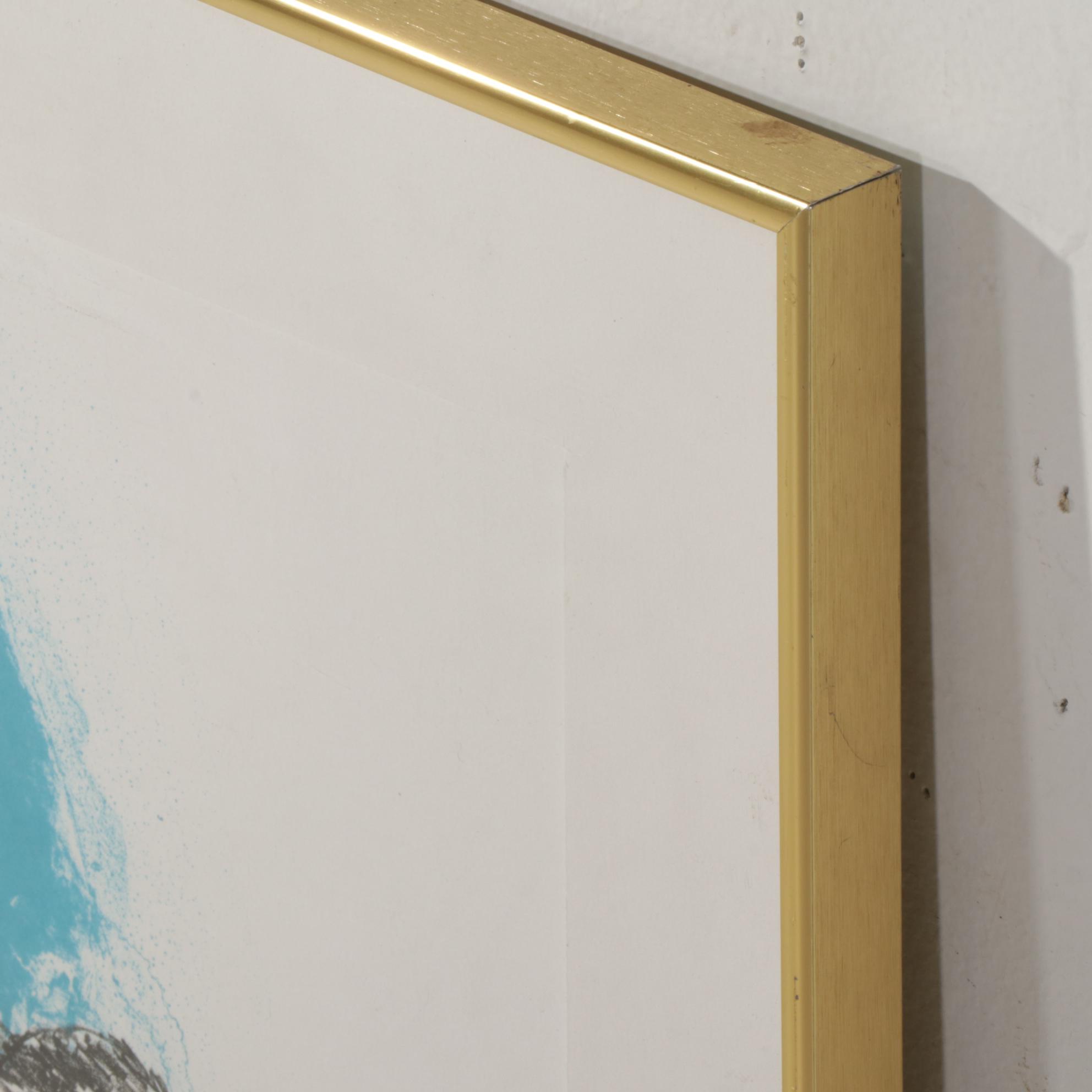 Sidney Chafetz Color Lithograph "Irma Cohen and Gene Silverman," Circa 1998