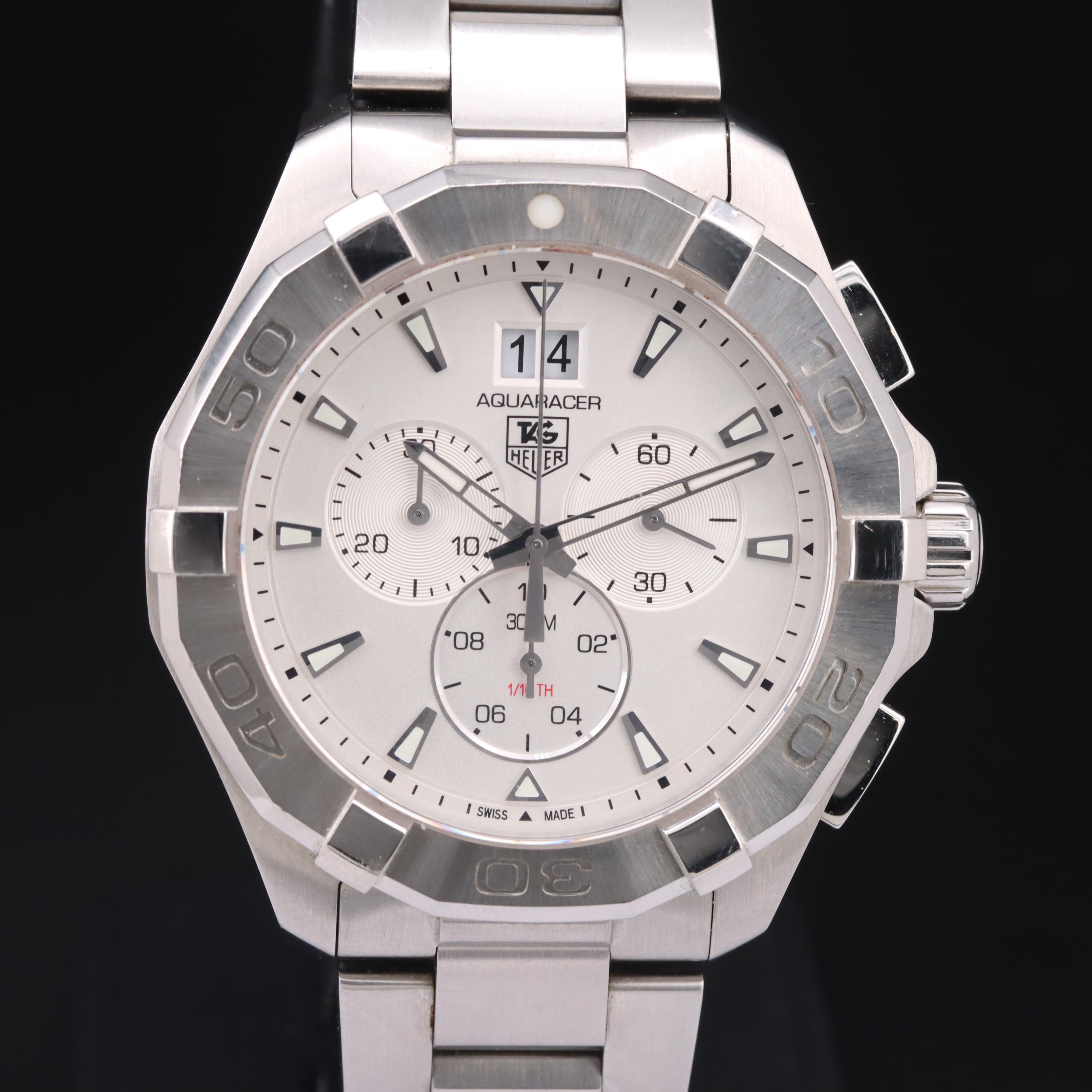 TAG Heuer Aquaracer 1/10th sec Chronograph 44mm Quartz Watch